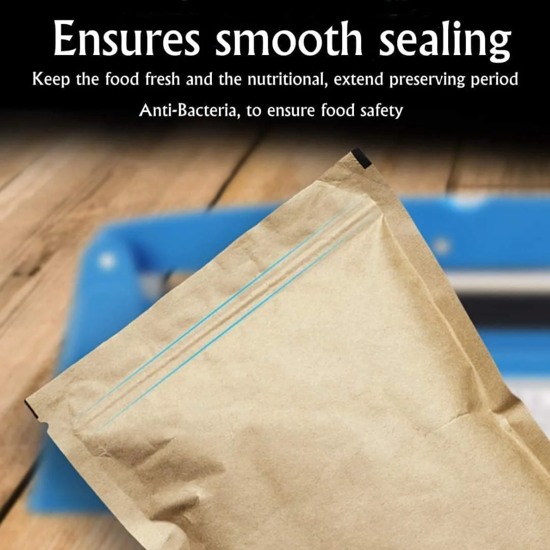 دستگاه پرس حرارتی دستی PFS-250 - دستگاه بسته بندی کیسه ای 20 سانتی متری برای کیسه های پلی اتیلن/پلی پروپیلن، نگهداری مواد غذایی و بسته بندی