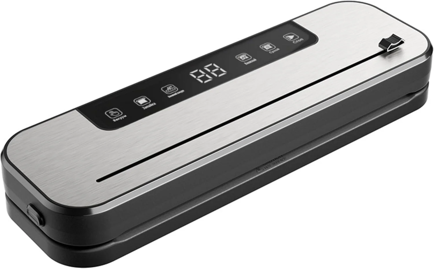 دستگاه وکیوم بسته بندی مواد غذایی Paysean، اتوماتیک، خاکستری، ABS، دستگاه بسته بندی مواد غذایی 6 در 1 با تایمر دیجیتال، حالت های غذای خشک و مرطوب