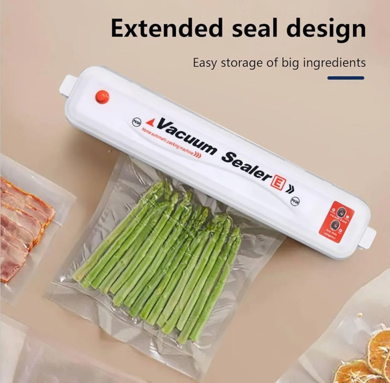 محافظ غذای وکیوم TONR، دستگاه وکیوم اتوماتیک برای نگهداری و بسته بندی مواد غذایی، دستگاه کوچک و شفاف سبز رنگ برای نگهداری مواد غذایی تازه