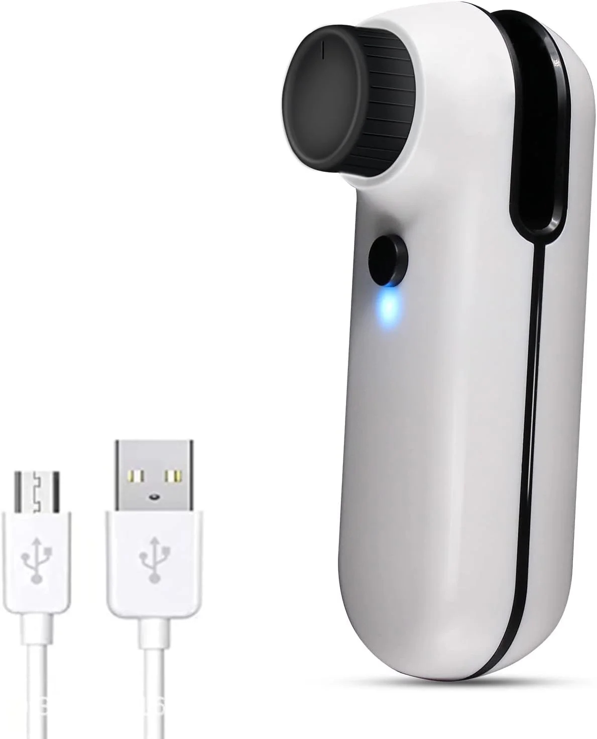 دستگاه کوچک پلمپ کیسه، 2 در 1، قابل شارژ با USB، دستگاه پلمپ حرارتی و برش کوچک، با آهنربای نرم، دستگاه قابل حمل برای کیسه های پلاستیکی، تازگی تنقلات و نگهداری مواد غذایی (سفید)