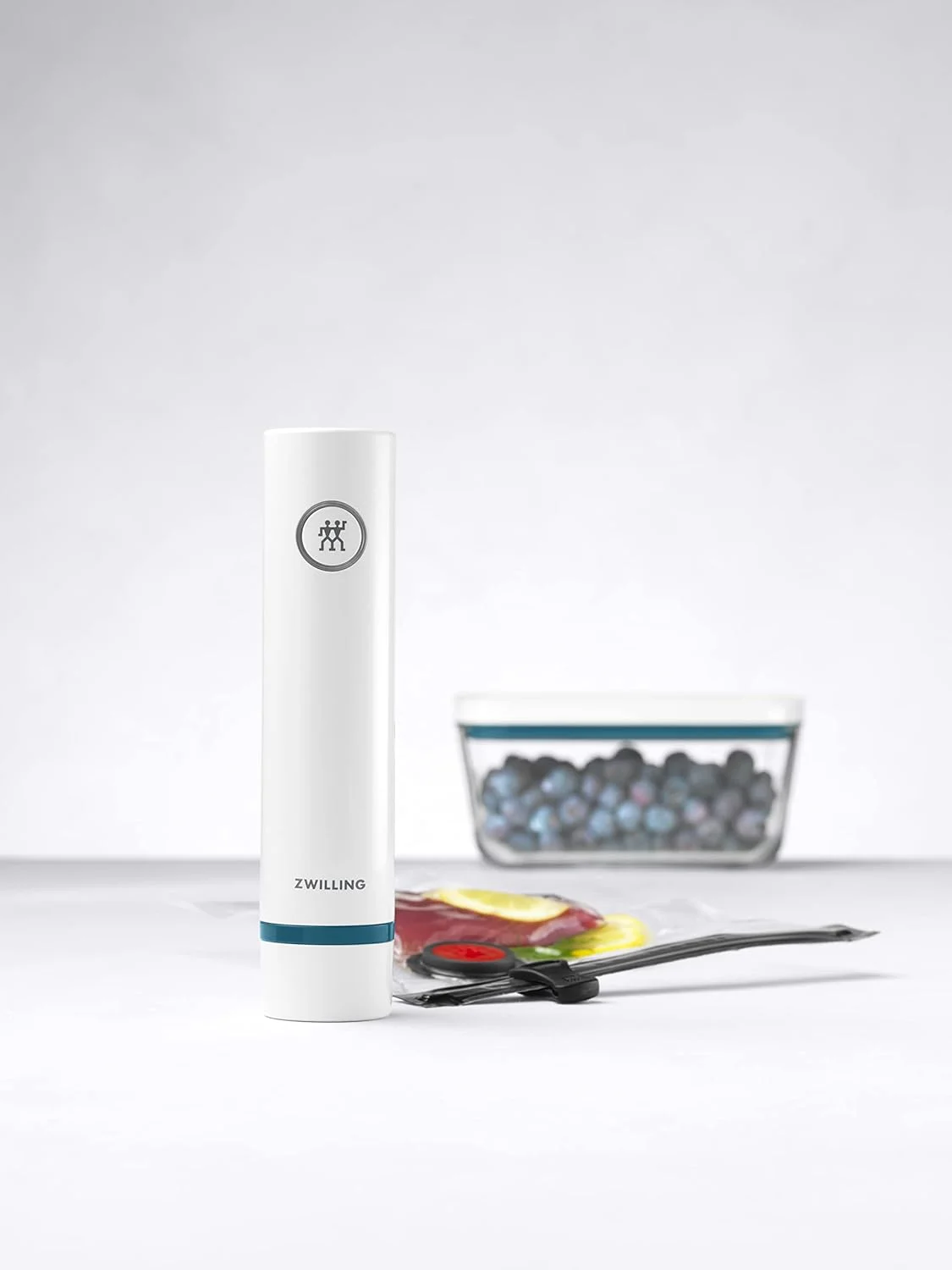 پمپ وکیوم Zwilling Fresh & Save La Mer. وکیوم خودکار. قابل شارژ. باتری لیتیوم یونی. بی سیم و کم حجم.