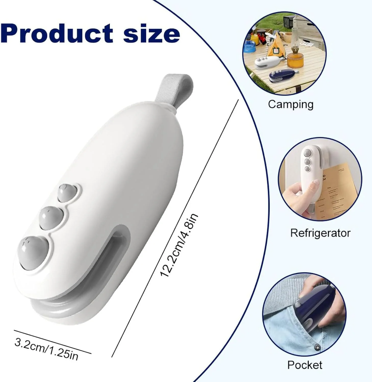 دستگاه کوچک و قابل حمل دوکاره برای بستن و باز کردن کیسه های پلاستیکی