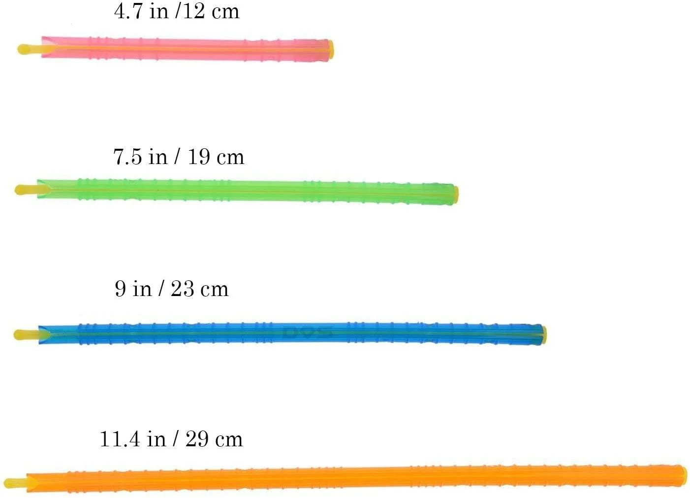 گیره های بستن کیسه غذا، میله های بستن کیسه قابل استفاده مجدد CRIVERS با اندازه های مختلف، کیسه ها را ضد هوا و ضد آب و غذا را تازه نگه می دارد، لوازم جانبی نگهداری آشپزخانه (رنگ های متنوع) (24 عدد میله)