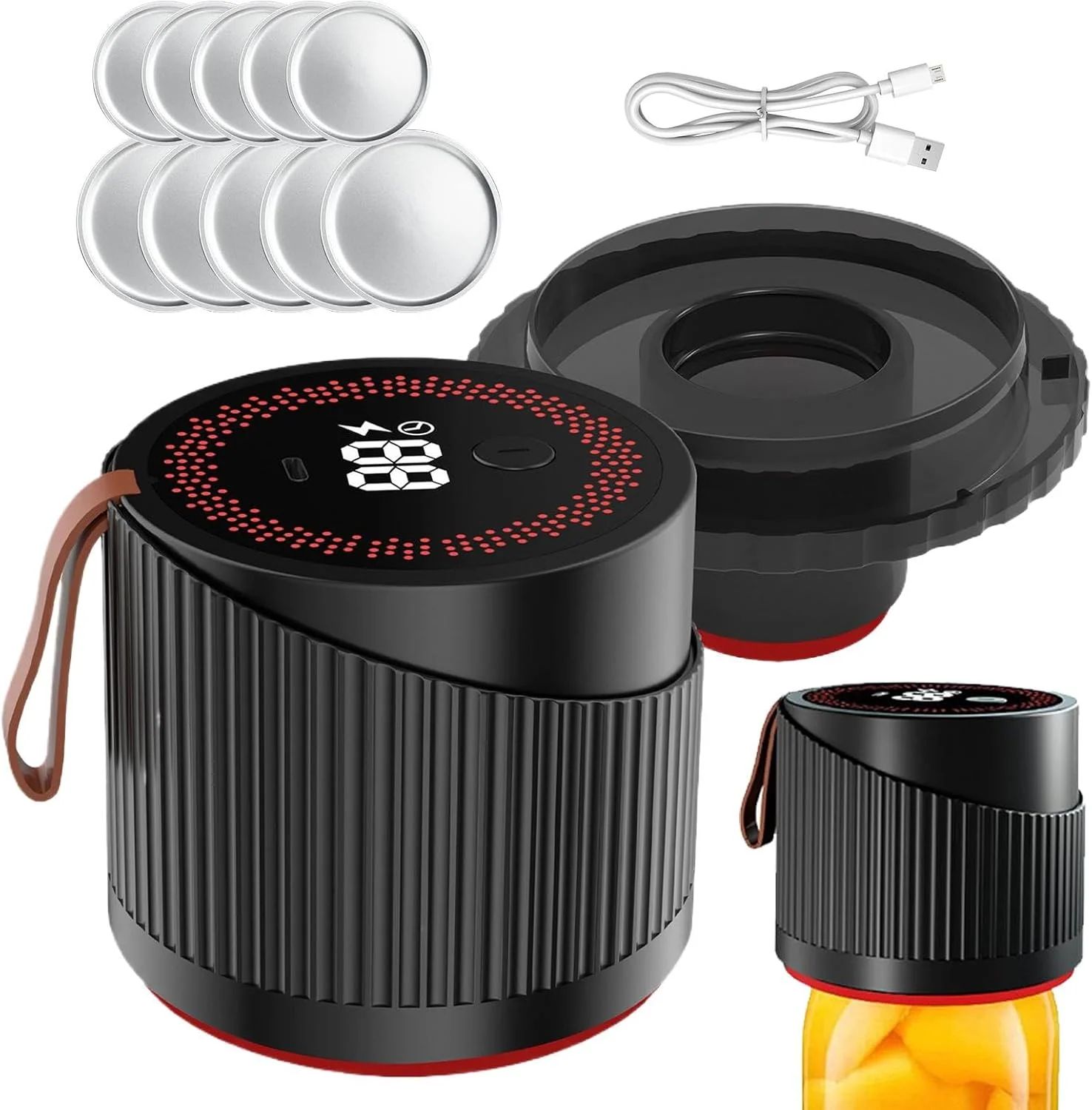 دستگاه پلمپ قوطی، دستگاه پلمپ وکیوم مواد غذایی قابل شارژ خودکار - لوازم کنسرو، لوازم آشپزخانه پلمپ کننده صرفه جویی در فضا، لوازم جانبی کوچک نگهداری مواد غذایی دستگاه پلمپ قوطی، دستگاه پلمپ وکیوم مواد غذایی قابل شارژ خودکار - لوازم کنسرو، لوازم آشپزخانه پلمپ کننده صرفه جویی در فضا، لوازم جانبی کوچک نگهداری مواد غذایی