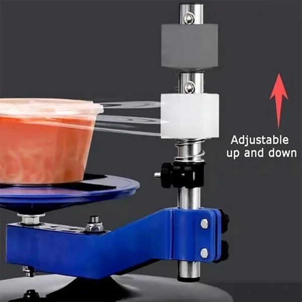 دستگاه بسته بندی دستی غذا، دستگاه بسته بندی فیلم دستی با چرخش 360 درجه، دستگاه بسته بندی فیلم چسبنده دستی برای مهر و موم کردن درب، با قابلیت تنظیم ارتفاع، برای رستوران ها و ظروف سوپ دستگاه بسته بندی دستی غذا، دستگاه بسته بندی فیلم دستی با چرخش 360 درجه، دستگاه بسته بندی فیلم چسبنده دستی برای مهر و موم کردن درب، با قابلیت تنظیم ارتفاع، برای رستوران ها و ظروف سوپ