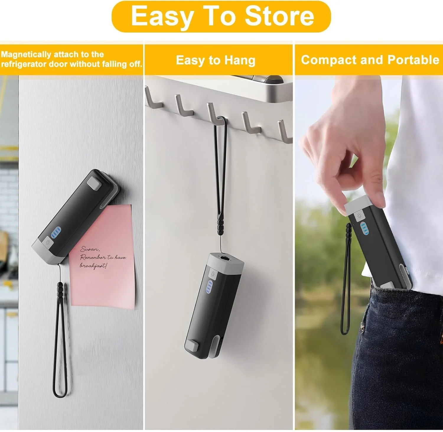 مینی دستگاه پرس حرارتی و برشگر کیسه 3 در 1، دستگاه پرس حرارتی کیسه با قابلیت شارژ USB C، دستگاه پرس مجدد کیسه قابل حمل برای کیسه های پلاستیکی، تنقلات و نگهداری مواد غذایی (مشکی مات) مینی دستگاه پرس حرارتی و برشگر کیسه 3 در 1، دستگاه پرس حرارتی کیسه با قابلیت شارژ USB C، دستگاه پرس مجدد کیسه قابل حمل برای کیسه های پلاستیکی، تنقلات و نگهداری مواد غذایی (مشکی مات)