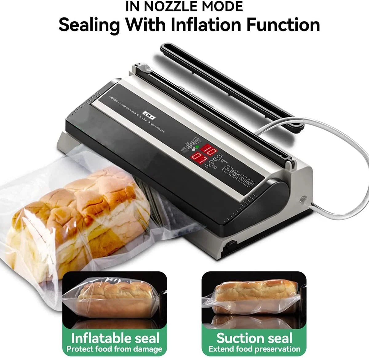 دستگاه بسته بندی وکیوم تجاری با پمپ دوگانه 250 واتی، دستگاه سیلر محفظه ای با عملکرد دمنده هوا و برش، میله سیل 40 سانتی متری، بسته بندی مواد غذایی خشک و مرطوب برای انواع کیسه های نگهدارنده مواد غذایی دستگاه بسته بندی وکیوم تجاری با پمپ دوگانه 250 واتی، دستگاه سیلر محفظه ای با عملکرد دمنده هوا و برش، میله سیل 40 سانتی متری، بسته بندی مواد غذایی خشک و مرطوب برای انواع کیسه های نگهدارنده مواد غذایی