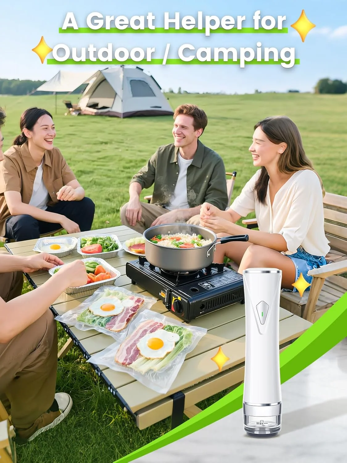 دستگاه وکیوم سیلر غذا (دستگاه های وکیوم سیلر + 30 کیسه وکیوم قابل استفاده مجدد)، دستگاه وکیوم سیلر قدرتمند با مخزن آب قابل مشاهده، جمع و جور، قابل حمل، 5 برابر حفظ و تازگی دستگاه وکیوم سیلر غذا (دستگاه های وکیوم سیلر + 30 کیسه وکیوم قابل استفاده مجدد)، دستگاه وکیوم سیلر قدرتمند با مخزن آب قابل مشاهده، جمع و جور، قابل حمل، 5 برابر حفظ و تازگی