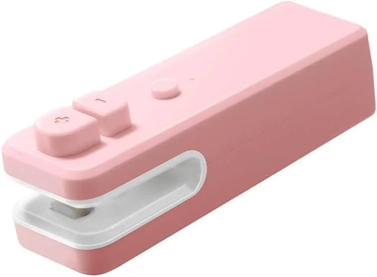 دستگاه کوچک پلمپ کیسه، دستگاه پلمپ حرارتی قابل حمل، دستگاه پلمپ 2 در 1 برای پلمپ مواد غذایی و کیسه های پلاستیکی، کیسه های تنقلات