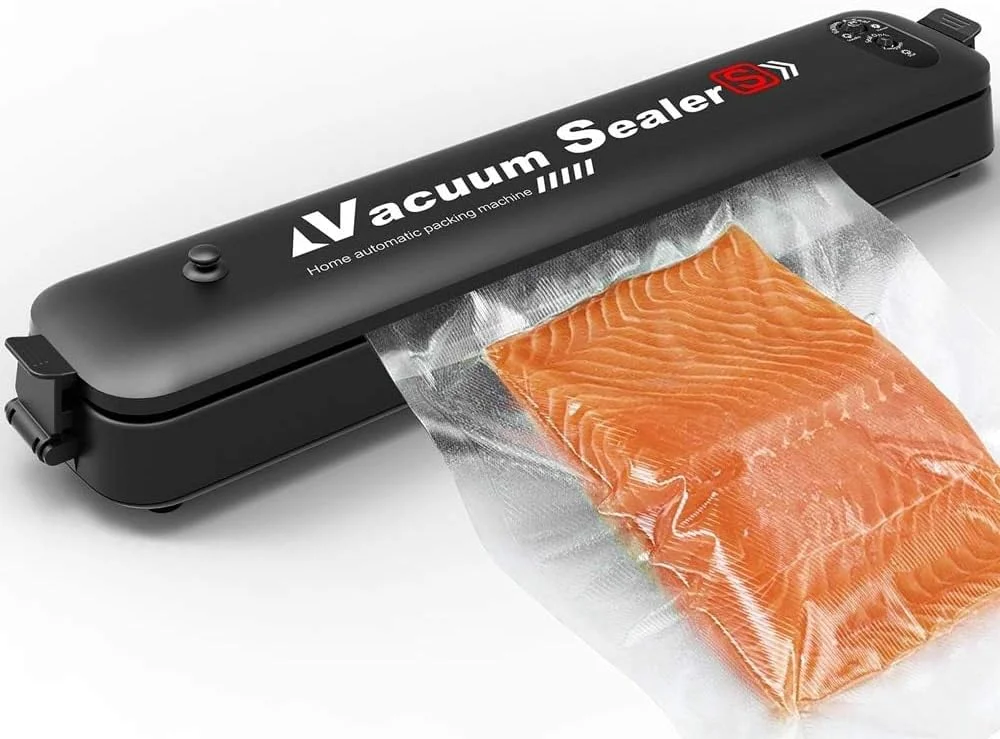 دستگاه وکیوم سیلر اتوماتیک SKEIDO - سیستم نگهداری مواد غذایی برای تازگی، حالت های خشک و مرطوب، طراحی جمع و جور برای استفاده خانگی دستگاه وکیوم سیلر اتوماتیک SKEIDO - سیستم نگهداری مواد غذایی برای تازگی، حالت های خشک و مرطوب، طراحی جمع و جور برای استفاده خانگی