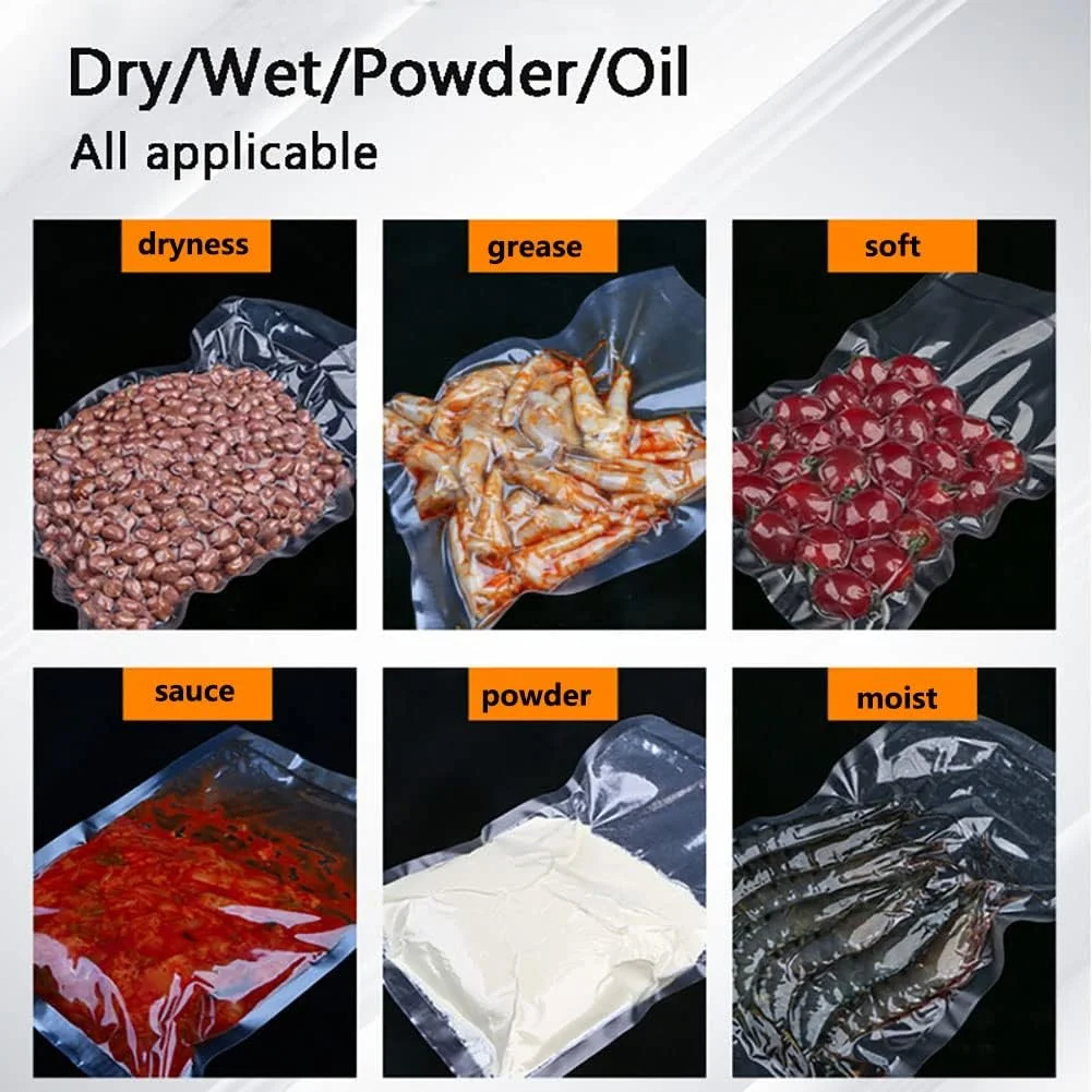 دستگاه وکیوم بسته بندی محفظه ای، دستگاه بسته بندی وکیوم تجاری 240 وات، سیستم نگهداری و بسته بندی مواد غذایی با نوار پلمپ 25.4 سانتی متری برای مواد غذایی خشک، مرطوب، مایع و آبدار