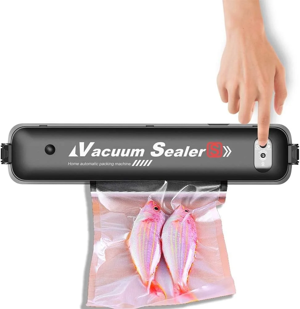 دستگاه وکیوم سیلر اتوماتیک SKEIDO - سیستم نگهداری مواد غذایی برای تازگی، حالت های خشک و مرطوب، طراحی جمع و جور برای استفاده خانگی دستگاه وکیوم سیلر اتوماتیک SKEIDO - سیستم نگهداری مواد غذایی برای تازگی، حالت های خشک و مرطوب، طراحی جمع و جور برای استفاده خانگی