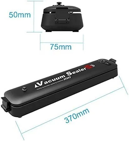 دستگاه وکیوم سیلر SmartGrist، سیستم پلمپ هوای اتوماتیک و جمع و جور برای نگهداری و حفظ مواد غذایی (همراه با 15 کیسه پلمپ شده)