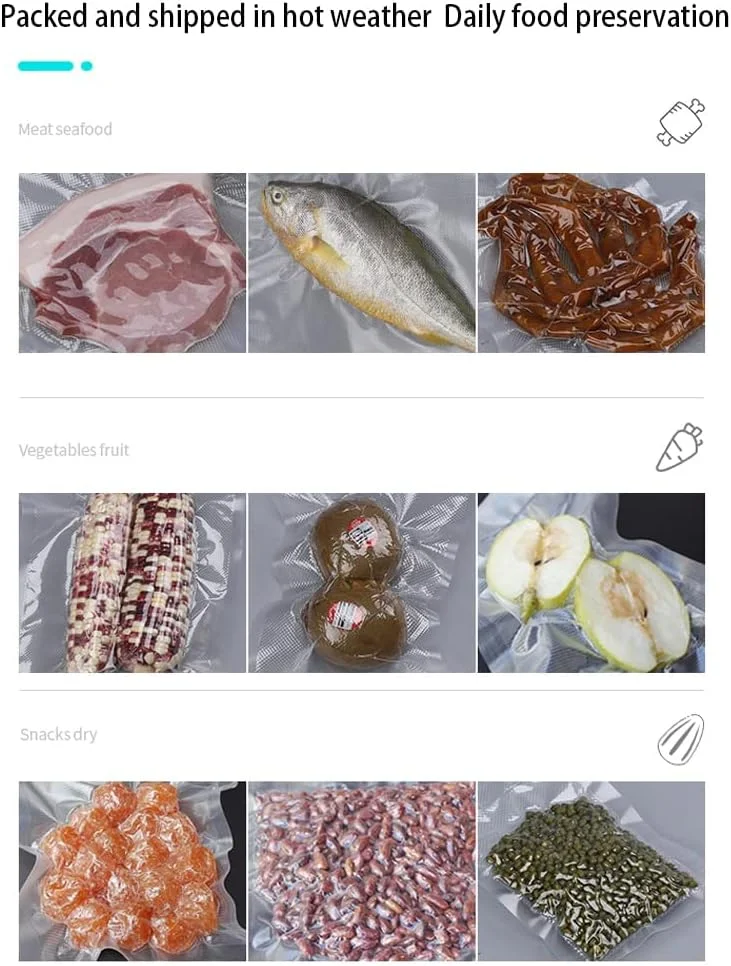 دستگاه وکیوم سیلر SYOSI برای نگهداری مواد غذایی، سیستم پلمپ هوای اتوماتیک، حالت های غذای خشک، مرطوب، روغنی و پودری، 30 سانتی متر، دکمه لمسی، همراه با 10 کیسه وکیوم