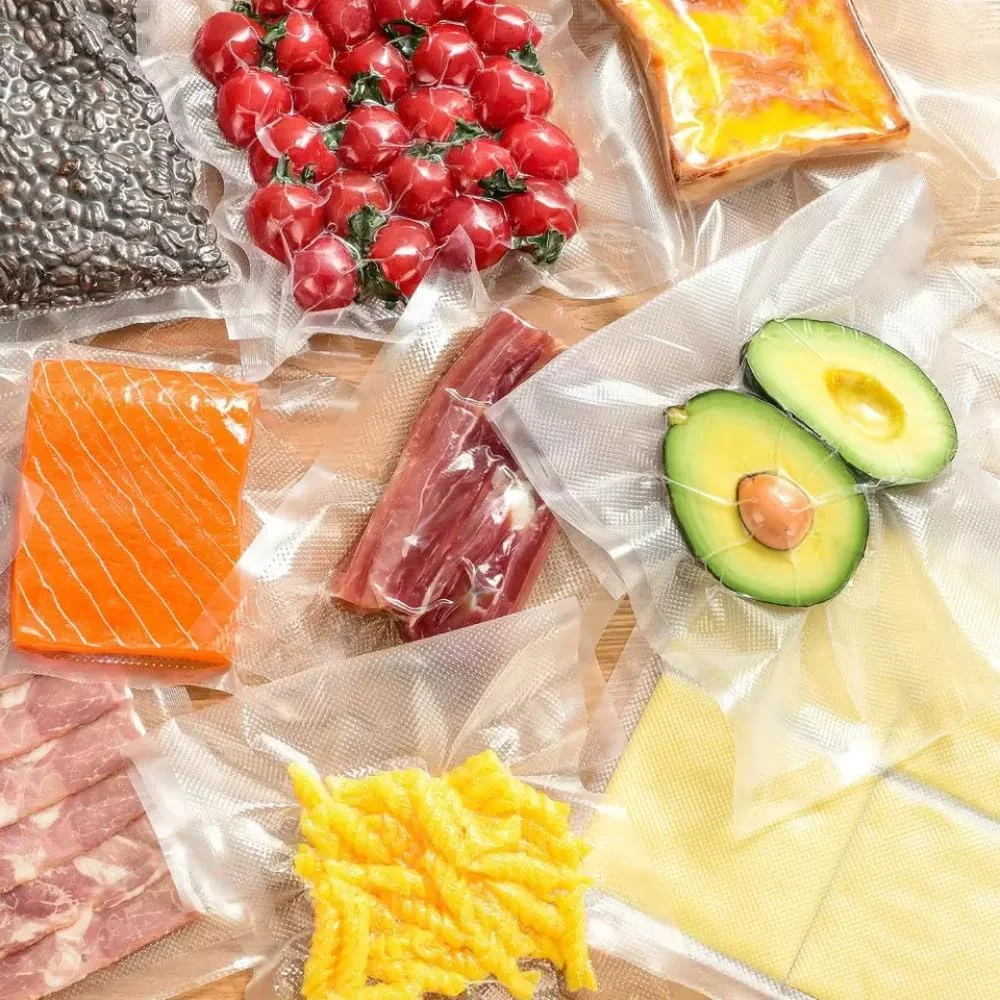 رول بسته بندی وکیوم تراگو، بسته 2 عددی (22cm X 15 mts) مناسب برای نگهداری مواد غذایی، پخت و پز به روش سو وید و فریزر - بدون BPA