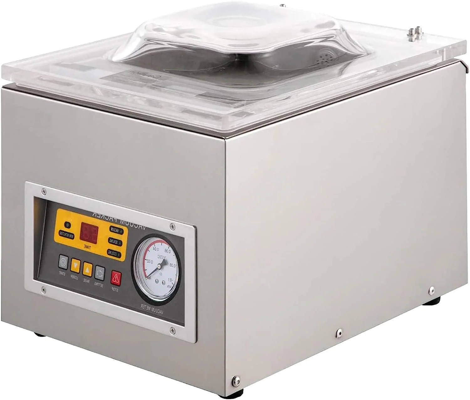 دستگاه بسته بندی وکیوم، دستگاه بسته بندی وکیوم دیجیتال 370 وات، دستگاه بسته بندی مواد غذایی تازه آشپزخانه تجاری، عملکرد چند بسته ای، کارآمد و سریع