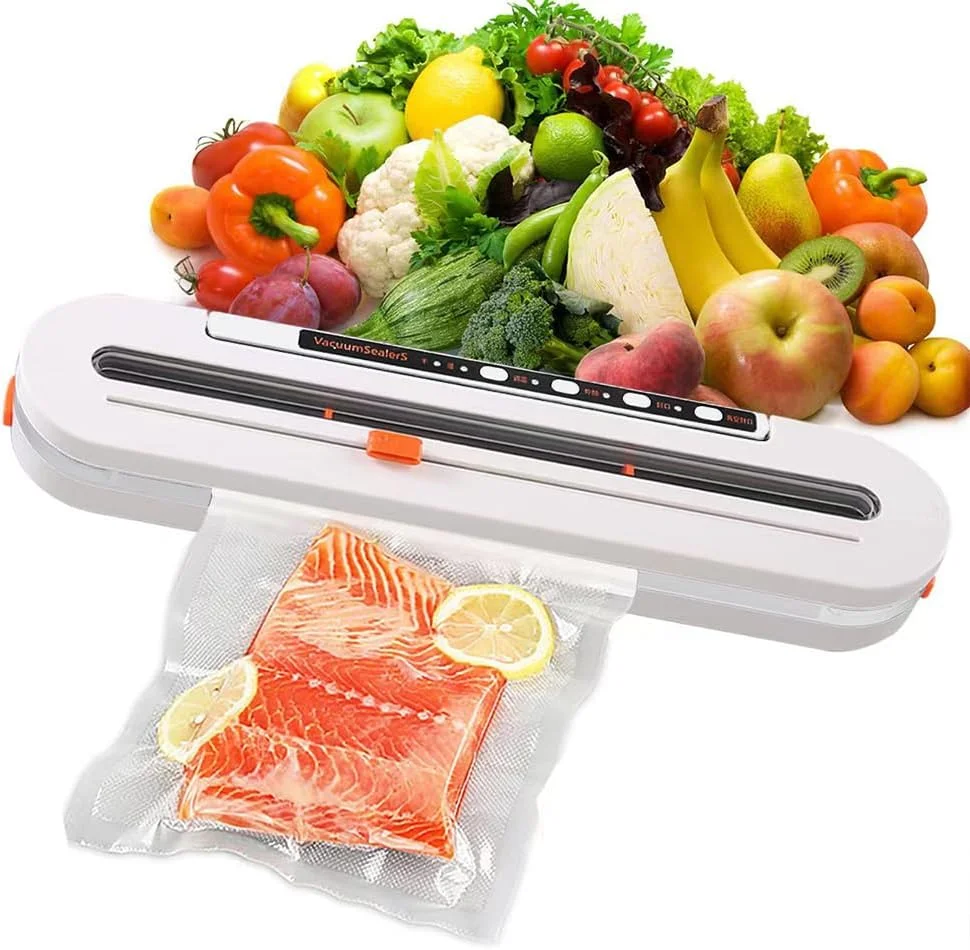 دستگاه وکیوم بسته بندی مواد غذایی TsoLay، دستگاه وکیوم با حالت های خشک/مرطوب/وکیوم، دستگاه بسته بندی خودکار مواد غذایی با مکش قدرتمند 60 کیلو پاسکال، طراحی جمع و جور با 10 کیسه وکیوم، برای نگهداری مواد غذایی