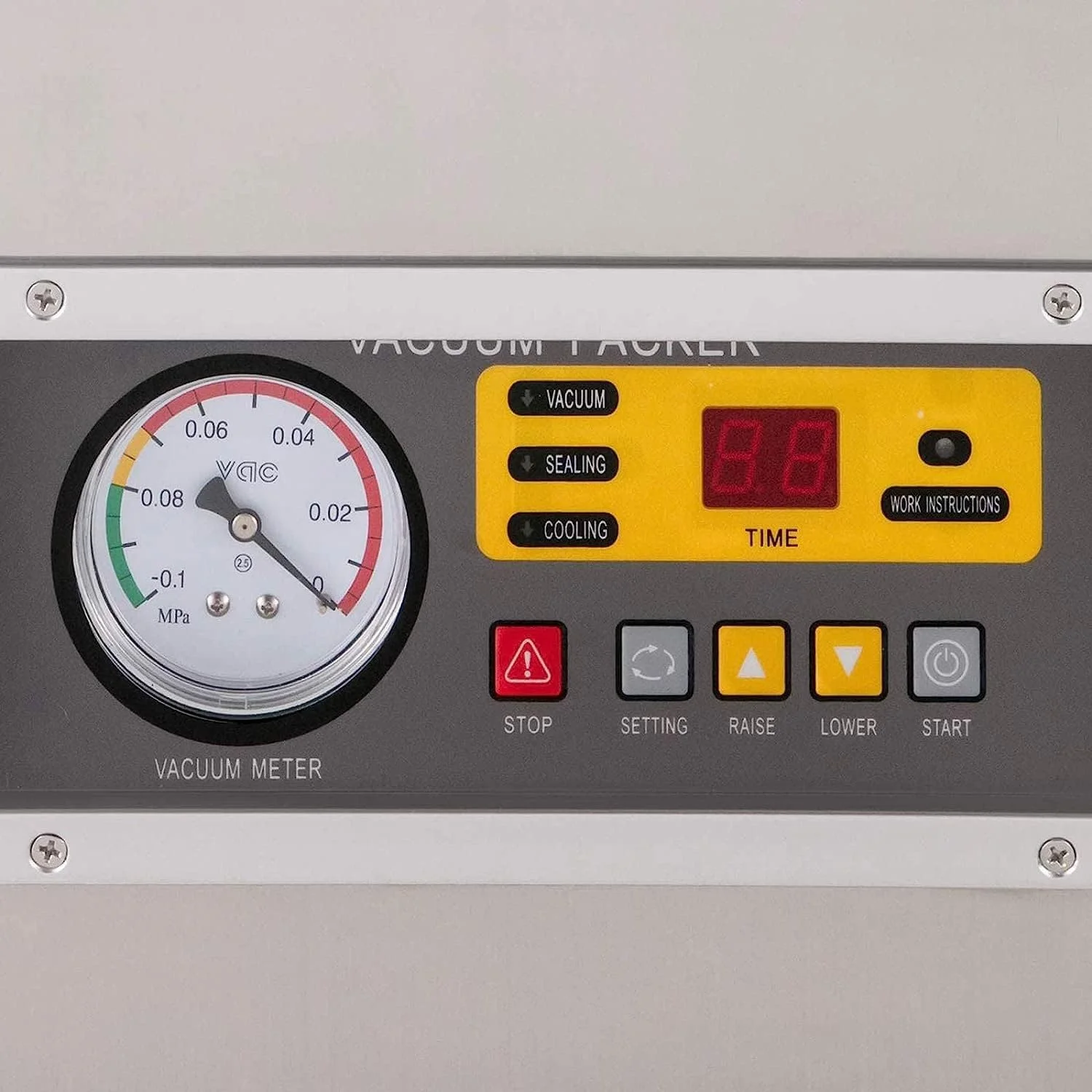 دستگاه بسته بندی وکیوم TTGLRT، دستگاه پلمپ بسته بندی وکیوم دیجیتال 370 وات، دستگاه پلمپ تازه نگهدارنده مواد غذایی محفظه آشپزخانه تجاری، عملکرد چند بسته ای، کارآمد و سریع دستگاه بسته بندی وکیوم TTGLRT، دستگاه پلمپ بسته بندی وکیوم دیجیتال 370 وات، دستگاه پلمپ تازه نگهدارنده مواد غذایی محفظه آشپزخانه تجاری، عملکرد چند بسته ای، کارآمد و سریع