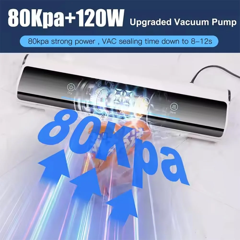 دستگاه وکیوم سیلر TsoLay، دستگاه بسته بندی و نگهداری مواد غذایی به همراه 10 کیسه، دستگاه چند منظوره با حالت های خشک/مرطوب، نمایشگر دیجیتال و اعلان صوتی، صفحه لمسی، برای حفظ مواد غذایی دستگاه وکیوم سیلر TsoLay، دستگاه بسته بندی و نگهداری مواد غذایی به همراه 10 کیسه، دستگاه چند منظوره با حالت های خشک/مرطوب، نمایشگر دیجیتال و اعلان صوتی، صفحه لمسی، برای حفظ مواد غذایی