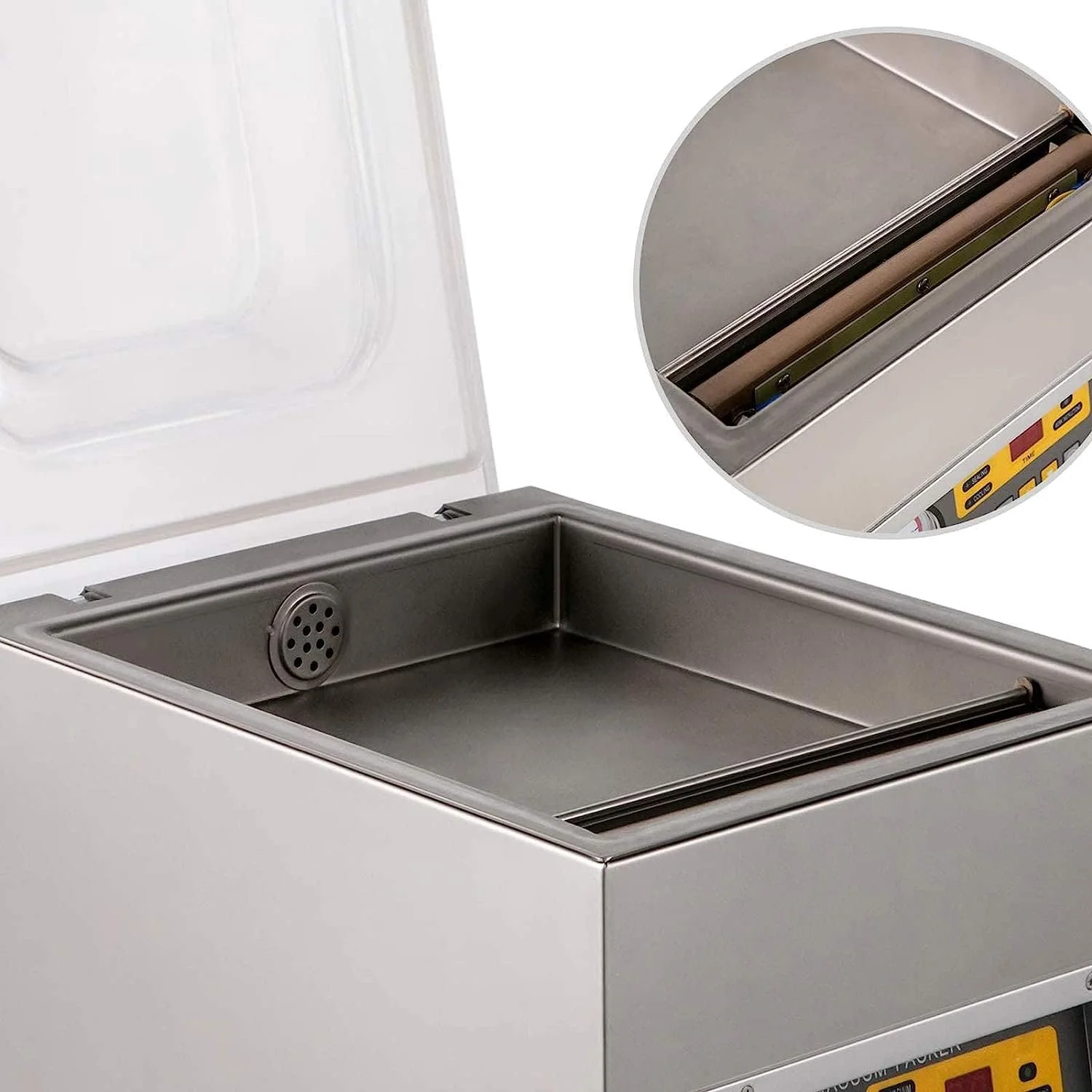 دستگاه بسته بندی وکیوم TTGLRT، دستگاه پلمپ بسته بندی وکیوم دیجیتال 370 وات، دستگاه پلمپ تازه نگهدارنده مواد غذایی محفظه آشپزخانه تجاری، عملکرد چند بسته ای، کارآمد و سریع دستگاه بسته بندی وکیوم TTGLRT، دستگاه پلمپ بسته بندی وکیوم دیجیتال 370 وات، دستگاه پلمپ تازه نگهدارنده مواد غذایی محفظه آشپزخانه تجاری، عملکرد چند بسته ای، کارآمد و سریع