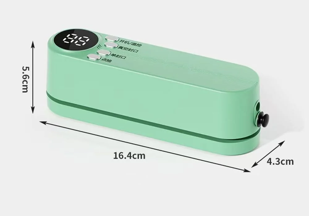 دستگاه وکیوم سیلر کوچک، سیلر مواد غذایی کاملا اتوماتیک برای نگهداری مواد غذایی، قابلیت سیل خشک و مرطوب به همراه 5 کیسه سیل، قابلیت اتصال به پمپ وکیوم و پمپ هوا (سفید) دستگاه وکیوم سیلر کوچک، سیلر مواد غذایی کاملا اتوماتیک برای نگهداری مواد غذایی، قابلیت سیل خشک و مرطوب به همراه 5 کیسه سیل، قابلیت اتصال به پمپ وکیوم و پمپ هوا (سفید)