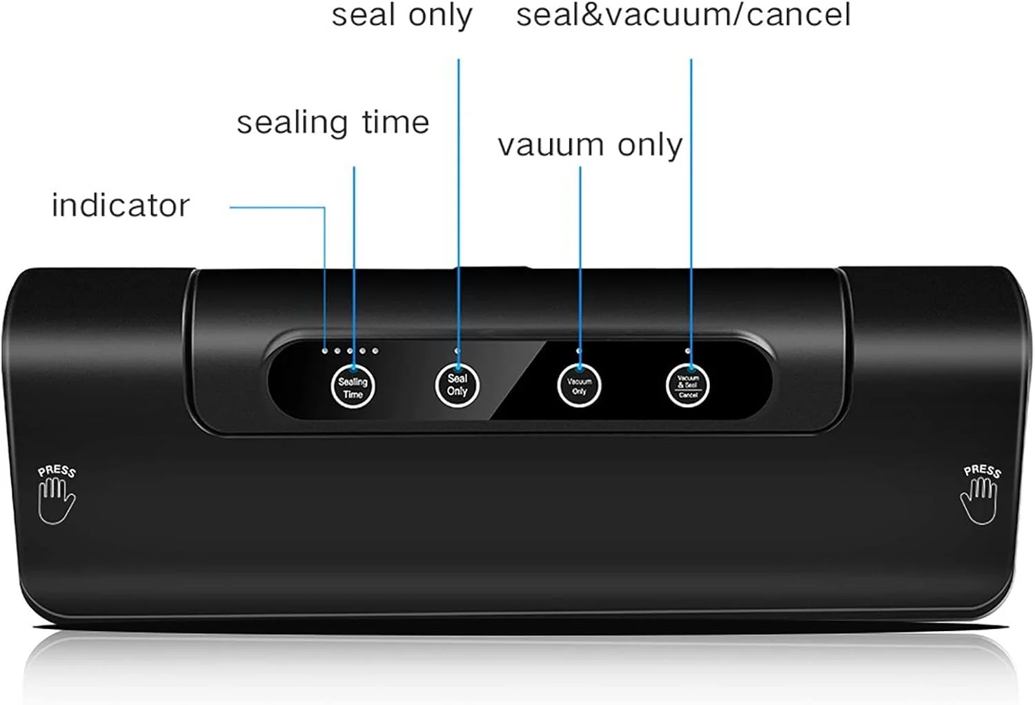 دستگاه بسته بندی وکیوم مواد غذایی آفتاب، سیستم پلمپ و تخلیه هوای اتوماتیک، مناسب برای نگهداری مواد غذایی خشک/مرطوب، دارای برشگر کیسه و 15 عدد کیسه وکیوم دستگاه بسته بندی وکیوم مواد غذایی آفتاب، سیستم پلمپ و تخلیه هوای اتوماتیک، مناسب برای نگهداری مواد غذایی خشک/مرطوب، دارای برشگر کیسه و 15 عدد کیسه وکیوم