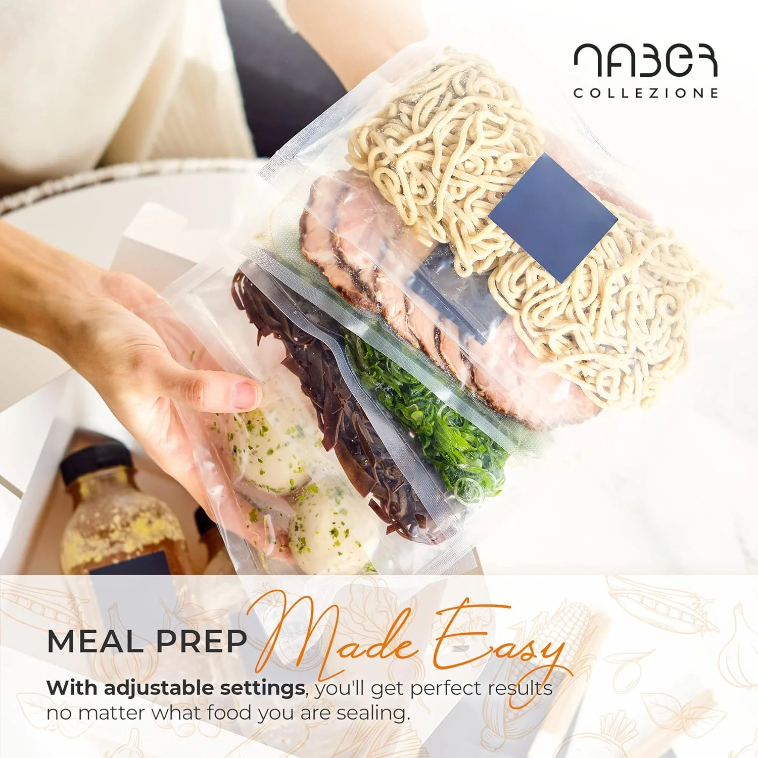 دستگاه وکیوم سیلر اتوماتیک سیستم بسته بندی مواد غذایی - حفظ مواد غذایی در خانه و تجارت با کاتر داخلی، حالت های خشک و مرطوب، شلنگ و کیسه های وکیوم رایگان، محافظ مواد غذایی تازه و بادوام دستگاه وکیوم سیلر اتوماتیک سیستم بسته بندی مواد غذایی - حفظ مواد غذایی در خانه و تجارت با کاتر داخلی، حالت های خشک و مرطوب، شلنگ و کیسه های وکیوم رایگان، محافظ مواد غذایی تازه و بادوام