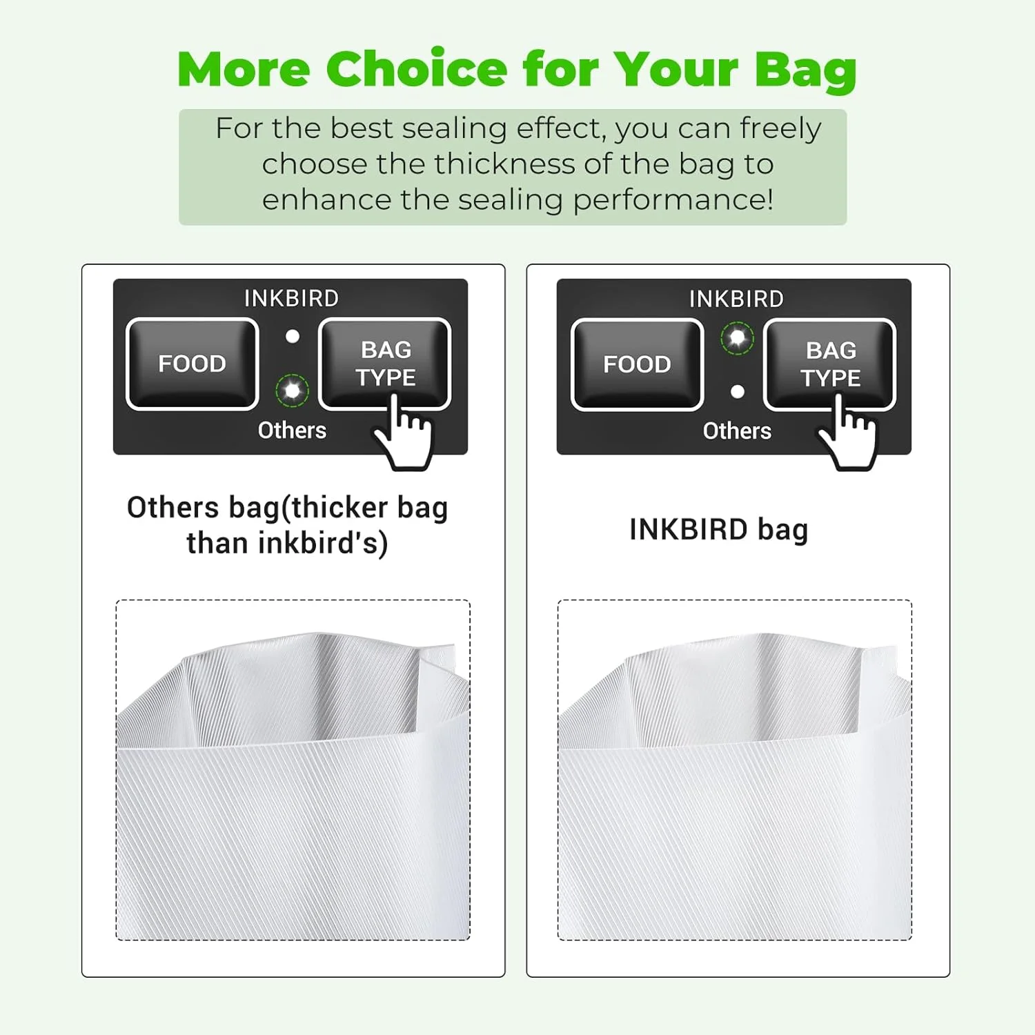 دستگاه وکیوم سیلر جمع و جور INKBIRD مدل INK-VS05 مناسب برای مواد غذایی مایع با حالت های مختلف وکیوم و سیل/پالس/محفظه، بسته بندی خانگی با خنک کننده نوار سیل، دارای کاتر داخلی و سینی چکه گیر آب، دوشاخه UK دستگاه وکیوم سیلر جمع و جور INKBIRD مدل INK-VS05 مناسب برای مواد غذایی مایع با حالت های مختلف وکیوم و سیل/پالس/محفظه، بسته بندی خانگی با خنک کننده نوار سیل، دارای کاتر داخلی و سینی چکه گیر آب، دوشاخه UK