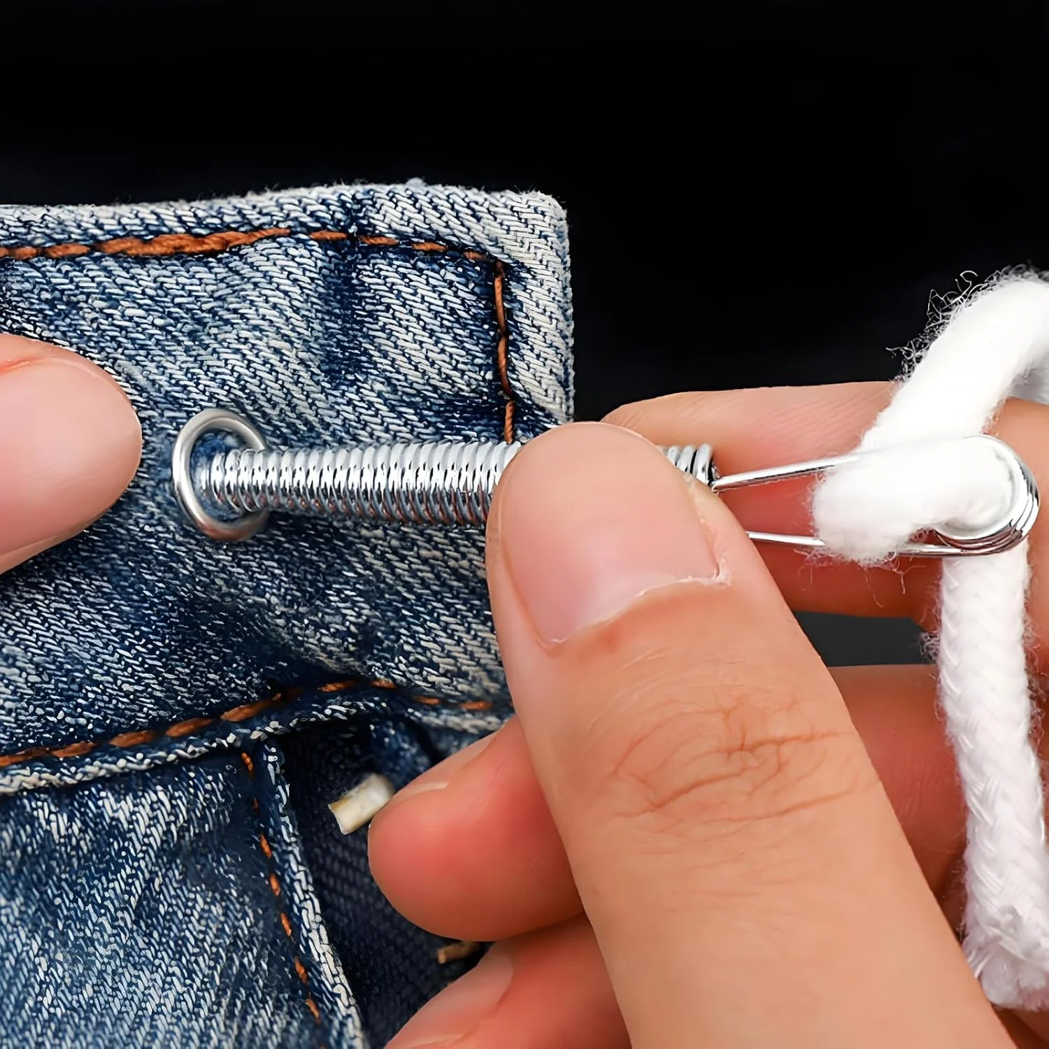 بسته 10 عددی سوزن نخ کش فنری بند ناف، گیره نخ کش طناب DIY، نخ کش بند ناف فلزی، نخ کش فنری بند ناف برای هودی، شلوار، ژاکت، کوله پشتی بسته 10 عددی سوزن نخ کش فنری بند ناف، گیره نخ کش طناب DIY، نخ کش بند ناف فلزی، نخ کش فنری بند ناف برای هودی، شلوار، ژاکت، کوله پشتی