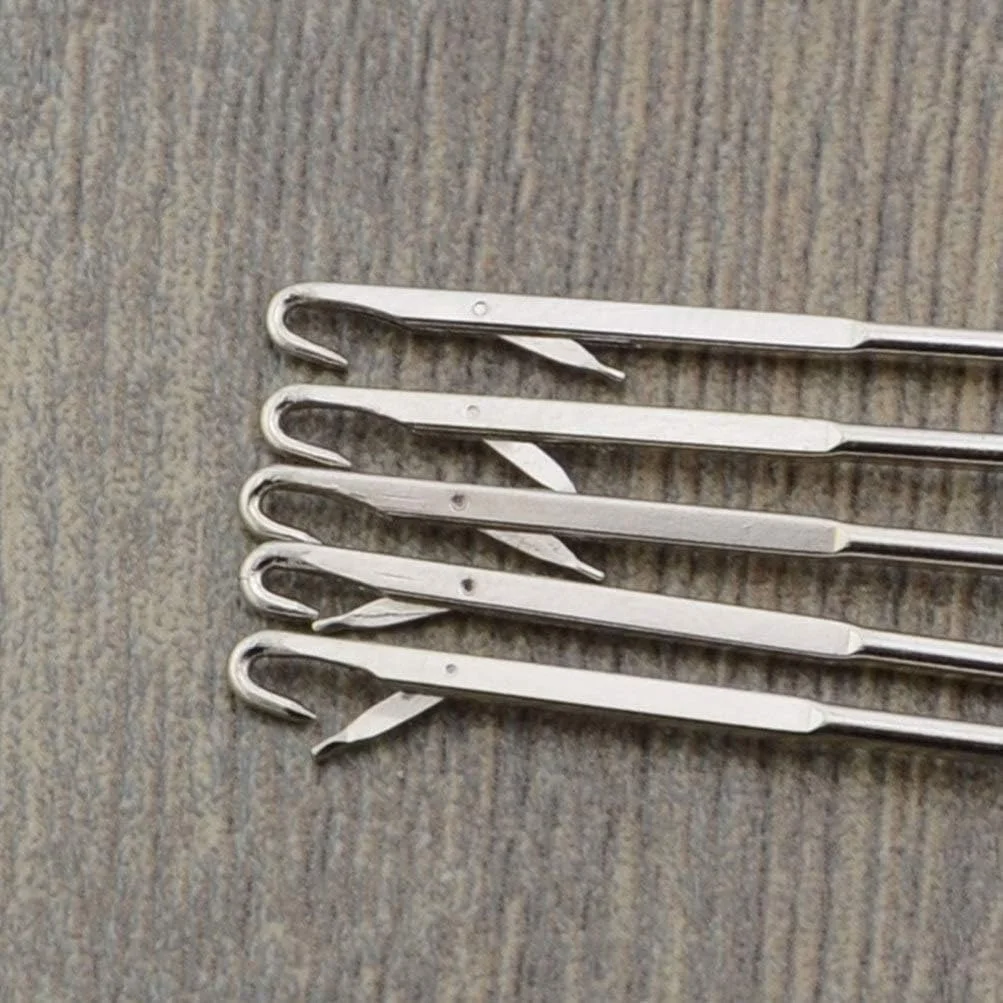 نخکش بند نافی، سوزننخکن خیاطی، ابزار جایگزین نخکشی کش لاستیکی کمربند DIY برای کاردستیهای فروشگاه خانگی، 4 عدد نخکش بند نافی، سوزننخکن خیاطی، ابزار جایگزین نخکشی کش لاستیکی کمربند DIY برای کاردستیهای فروشگاه خانگی، 4 عدد