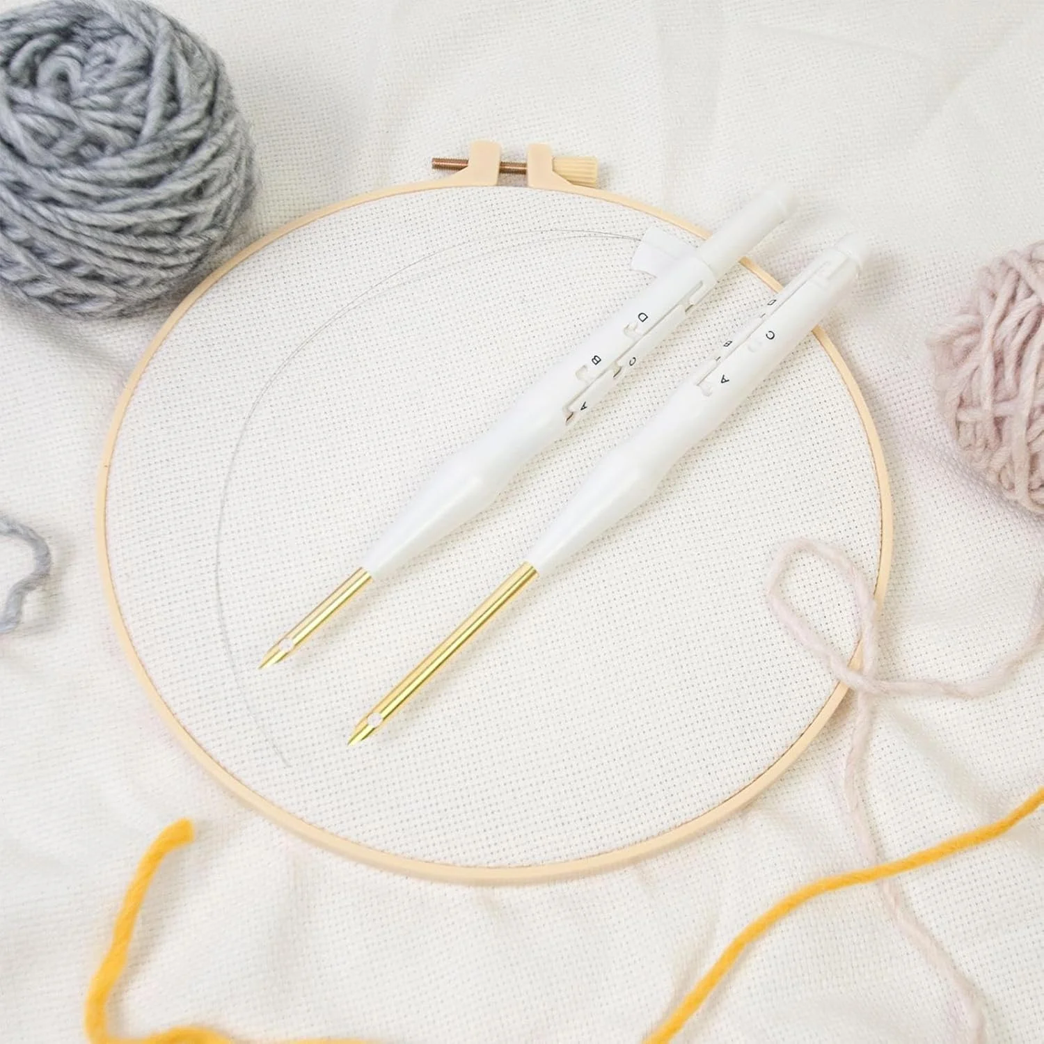 قلم سوزن پانچ گلدوزی - مجموعه نخکش قلم گلدوزی قابل تنظیم، لوازم جانبی دوخت دستی برای بزرگسالان، مبتدیان، صنایع دستی خلاقانه، فرش، جوراب، لباس، بالش قلم سوزن پانچ گلدوزی - مجموعه نخکش قلم گلدوزی قابل تنظیم، لوازم جانبی دوخت دستی برای بزرگسالان، مبتدیان، صنایع دستی خلاقانه، فرش، جوراب، لباس، بالش