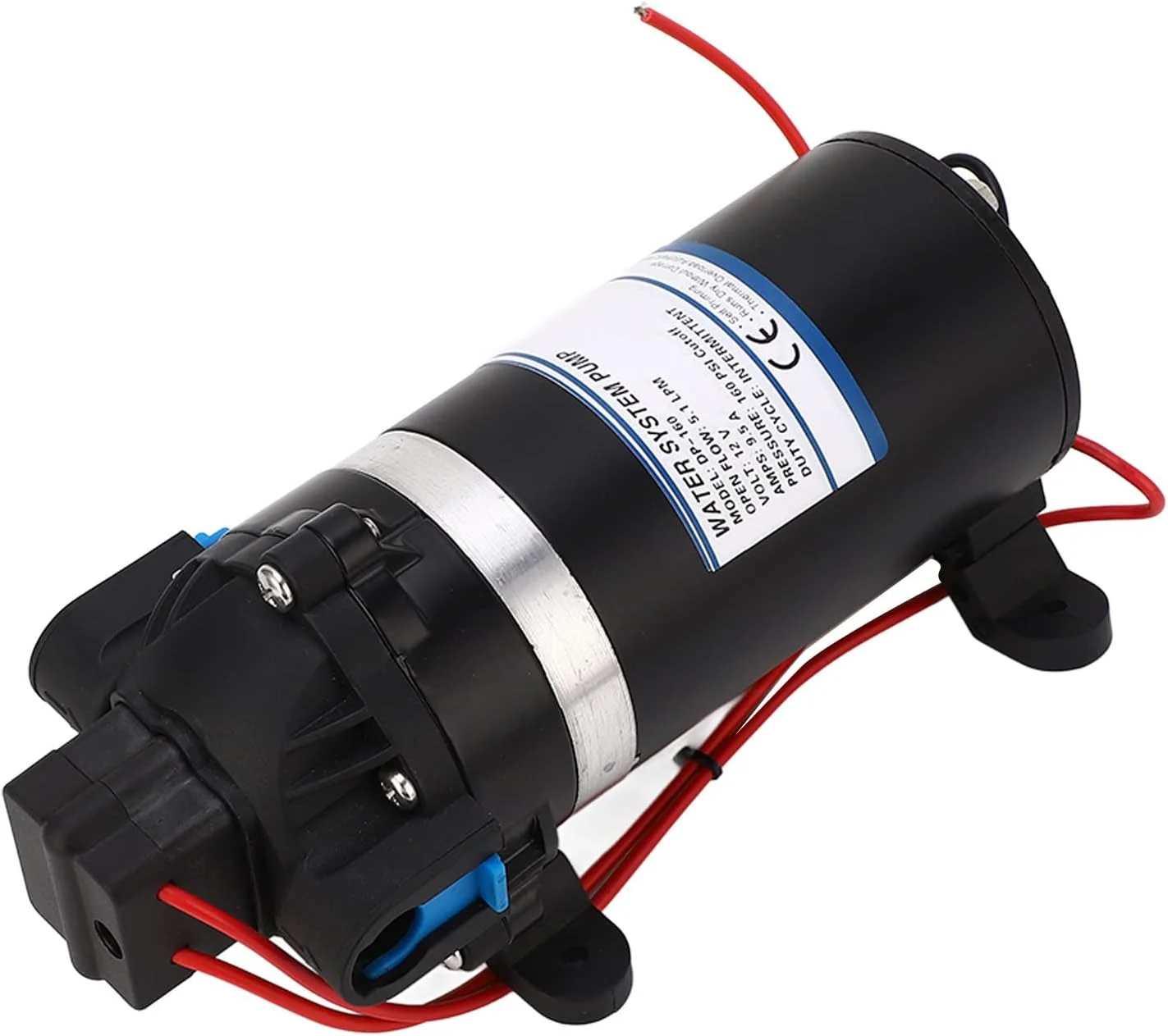پمپ دیافراگمی فشار قوی 160psi، پمپ فشار، DC12V، ارتفاع 3 متر، 5.1 لیتر در دقیقه