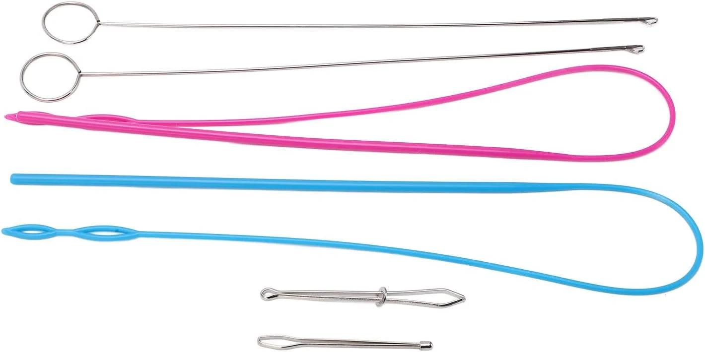 ست 6 عددی ابزار حلقه دوزی Ejoyous، قلاب برگردان حلقه، نخ کش بند، موچین فلزی، ابزار برگردان حلقه برای مصارف خانگی ست 6 عددی ابزار حلقه دوزی Ejoyous، قلاب برگردان حلقه، نخ کش بند، موچین فلزی، ابزار برگردان حلقه برای مصارف خانگی