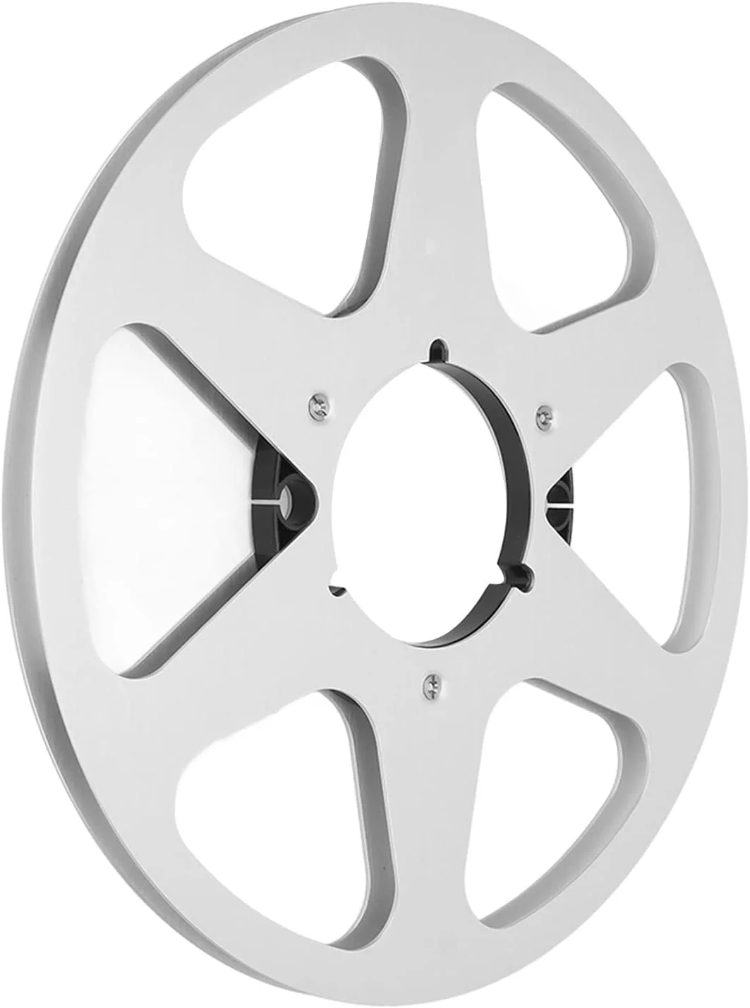 قر قره پر کننده ۱۰ اینچی Asixxsix، قرقره باز آلیاژ آلومینیومی ۶ سوراخه خالی برای نوارهای ۱/۴ اینچی برای دستگاه های پخش نوار، برای استودیوی ضبط (نقره ای) قر قره پر کننده ۱۰ اینچی Asixxsix، قرقره باز آلیاژ آلومینیومی ۶ سوراخه خالی برای نوارهای ۱/۴ اینچی برای دستگاه های پخش نوار، برای استودیوی ضبط (نقره ای)