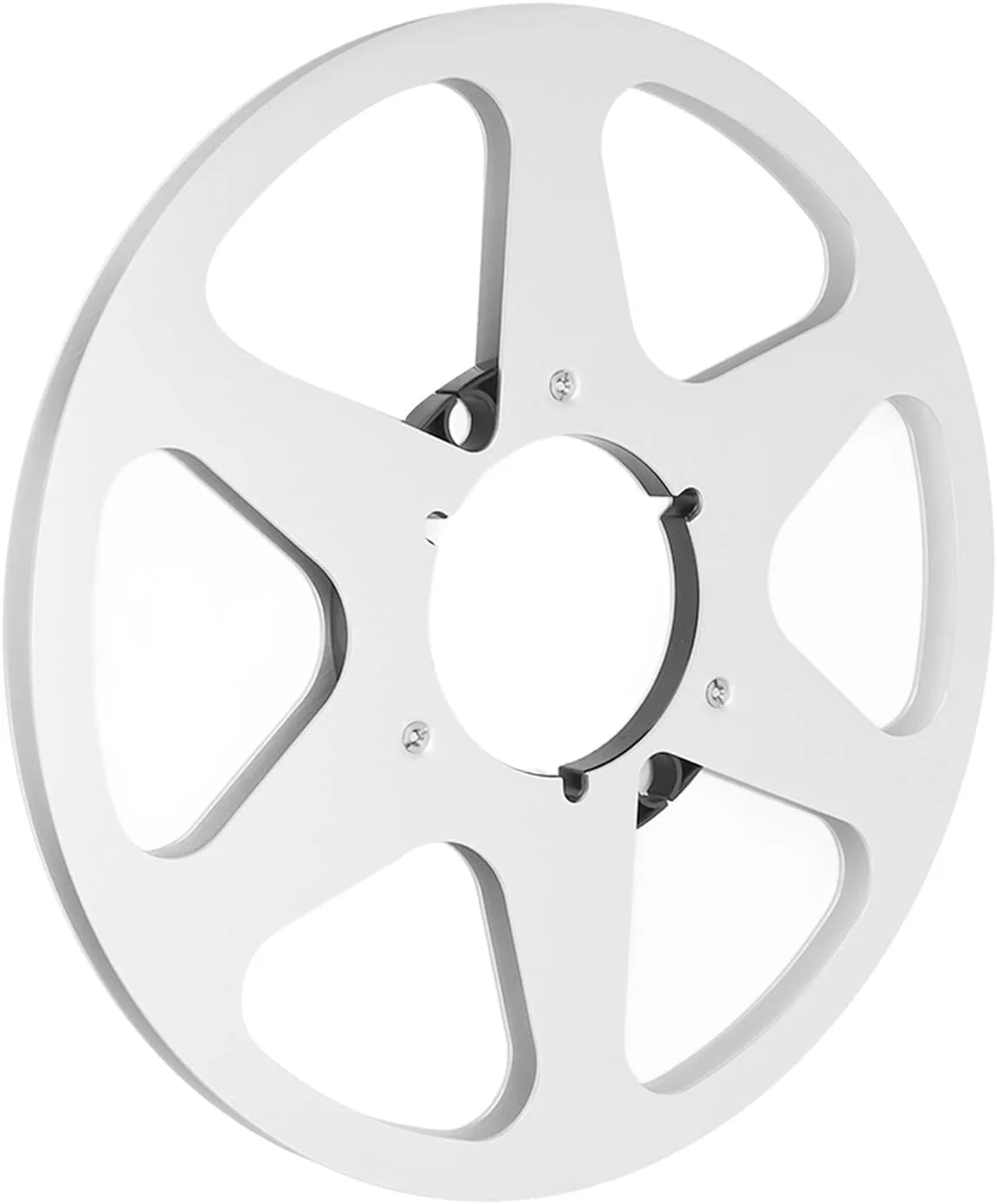 قر قره پر کننده ۱۰ اینچی Asixxsix، قرقره باز آلیاژ آلومینیومی ۶ سوراخه خالی برای نوارهای ۱/۴ اینچی برای دستگاه های پخش نوار، برای استودیوی ضبط (نقره ای) قر قره پر کننده ۱۰ اینچی Asixxsix، قرقره باز آلیاژ آلومینیومی ۶ سوراخه خالی برای نوارهای ۱/۴ اینچی برای دستگاه های پخش نوار، برای استودیوی ضبط (نقره ای)