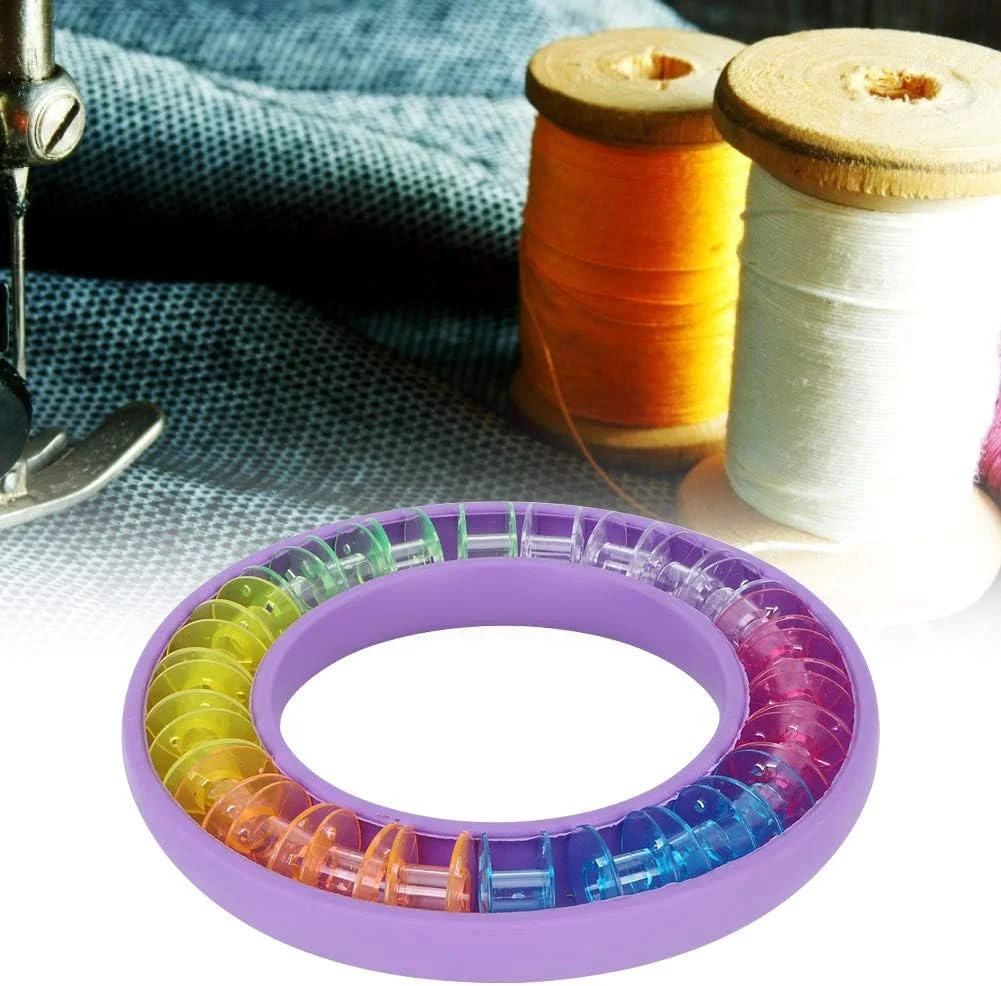 جعبه نگهداری ماسوره سیلیکونی 24 قسمتی - جعبه نگهداری ماسوره کاربردی، جلوگیری از گره خوردن نخ ها، ایده آل برای پروژه های خیاطی DIY جعبه نگهداری ماسوره سیلیکونی 24 قسمتی - جعبه نگهداری ماسوره کاربردی، جلوگیری از گره خوردن نخ ها، ایده آل برای پروژه های خیاطی DIY