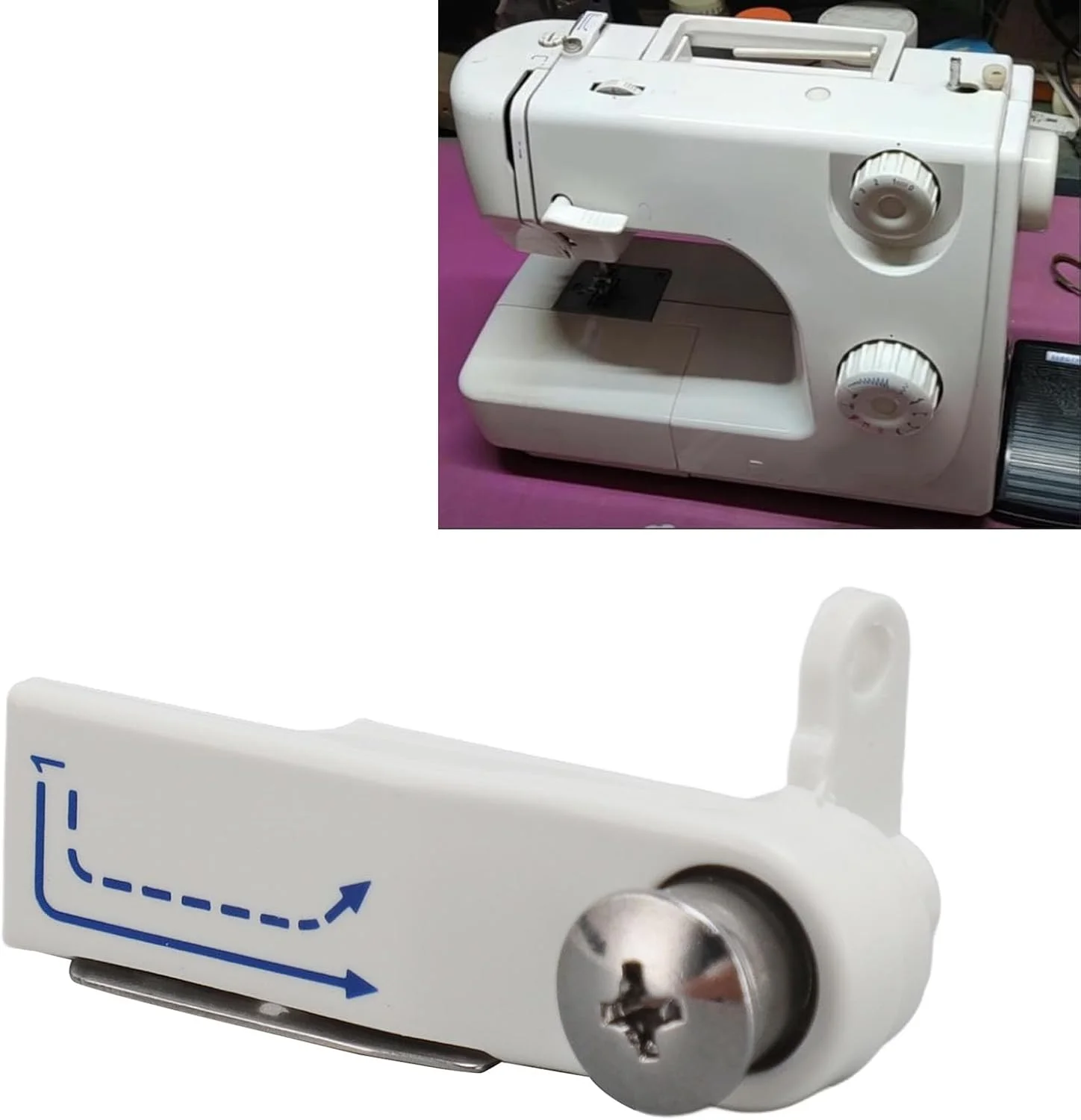 دیسک پیش تنش قرقره پیچ Depisuta، قطعه جایگزین ماشین خیاطی ABS بادوام برای 8280، لوازم جانبی ماشین خیاطی، لوازم جانبی قرقره پیچ