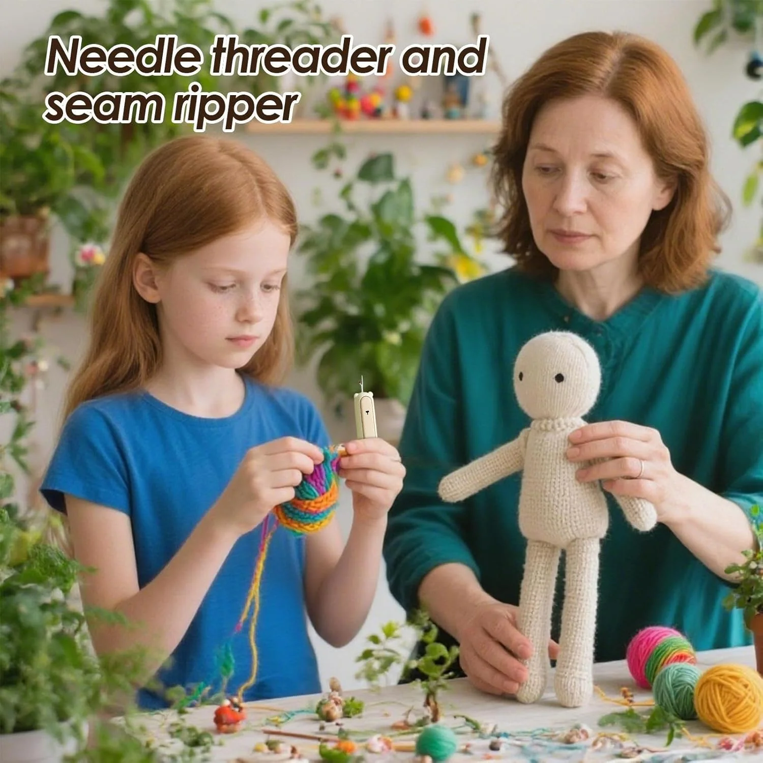 سوزن نخ کن برای خیاطی - ابزار خیاطی سوزن نخ کن و بشکاف | ابزار دستی با دستگیره ضد لغزش برای برداشتن نخ، تعمیرات گلدوزی، تغییرات و هنرهای پارچه ای