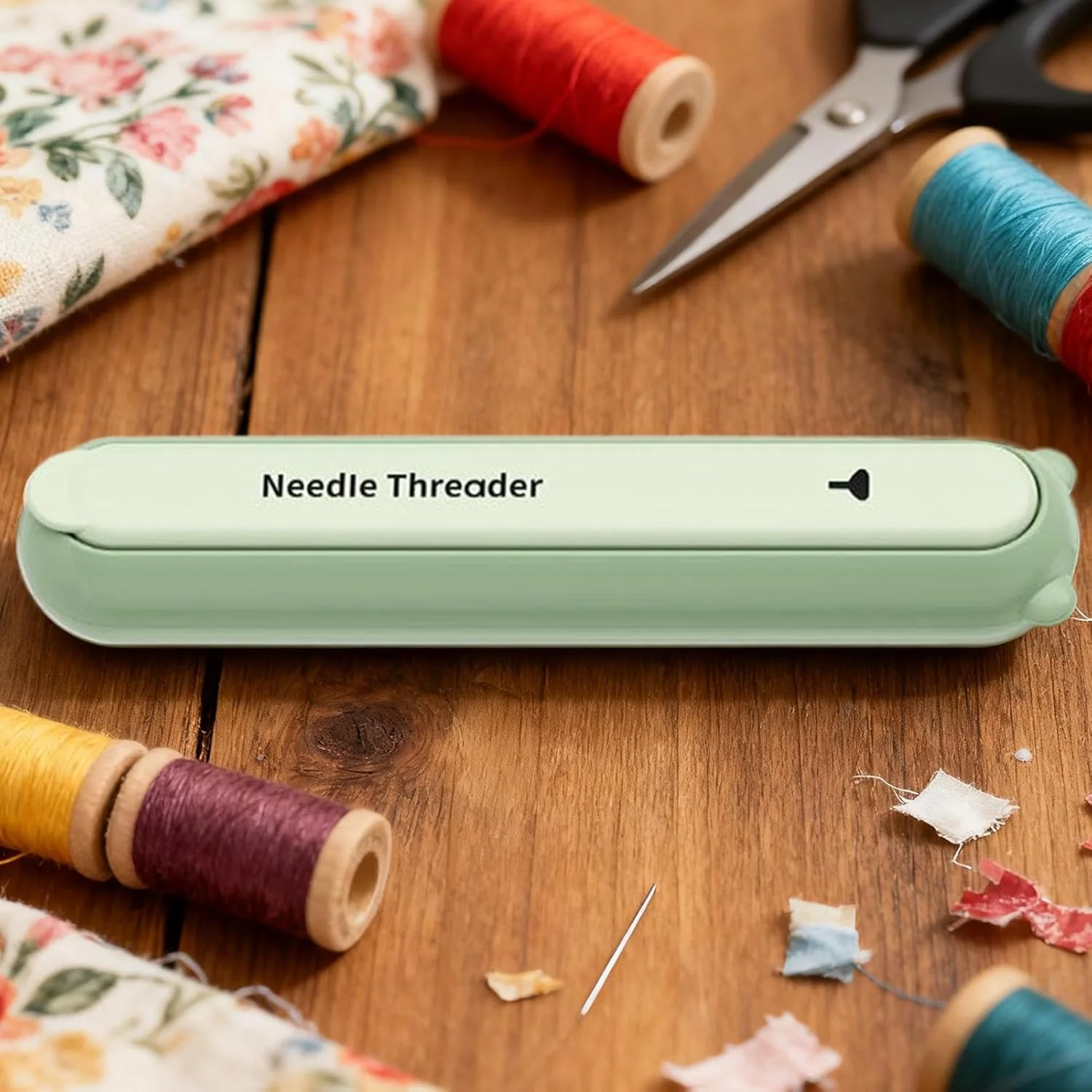 سوزن نخ کن برای خیاطی - ابزار نخ کش و شکافنده درز برای خیاطی دستی - ابزار حذف نخ برای علاقه مندان به کاردستی، مبتدیان و سالمندان