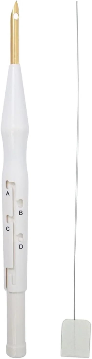 قلم سوزن پانچ گلدوزی - کیت نخ کش قلم گلدوزی قابل تنظیم | لوازم هنری و صنایع دستی برای بزرگسالان و مبتدیان برای تزئین فرش، جوراب، لباس و صنایع دستی خلاقانه