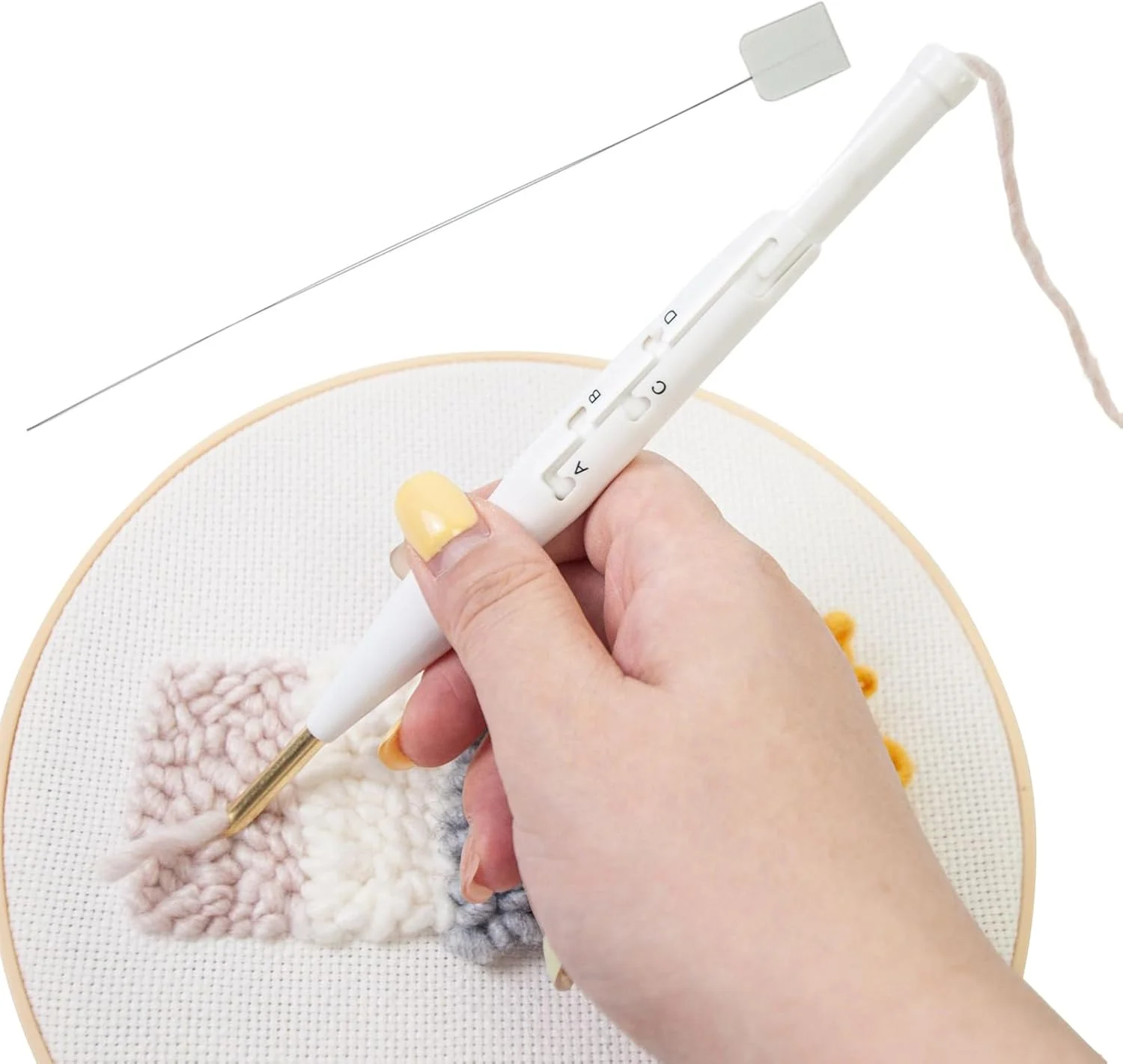 قلم سوزن پانچ - کیت نخکش قلم گلدوزی قابل تنظیم، لوازم جانبی دوخت دستی برای مبتدیان و بزرگسالان برای پروژههای خلاقانه صنایع دستی، جوراب، بالش، پادری و تکهدوزی قلم سوزن پانچ - کیت نخکش قلم گلدوزی قابل تنظیم، لوازم جانبی دوخت دستی برای مبتدیان و بزرگسالان برای پروژههای خلاقانه صنایع دستی، جوراب، بالش، پادری و تکهدوزی