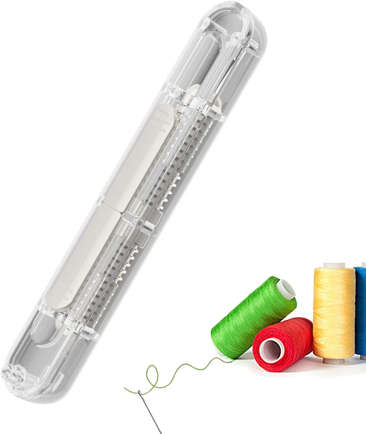 سوزن نخ کن برای خیاطی دستی، ابزار گلدوزی اتوماتیک 2 در 1 | بشکاف خیاطی برای لحاف دوزی، رفو، نمد، جین، بوم، صنایع دستی چرمی، مناسب مبتدیان و بزرگسالان سوزن نخ کن برای خیاطی دستی، ابزار گلدوزی اتوماتیک 2 در 1 | بشکاف خیاطی برای لحاف دوزی، رفو، نمد، جین، بوم، صنایع دستی چرمی، مناسب مبتدیان و بزرگسالان