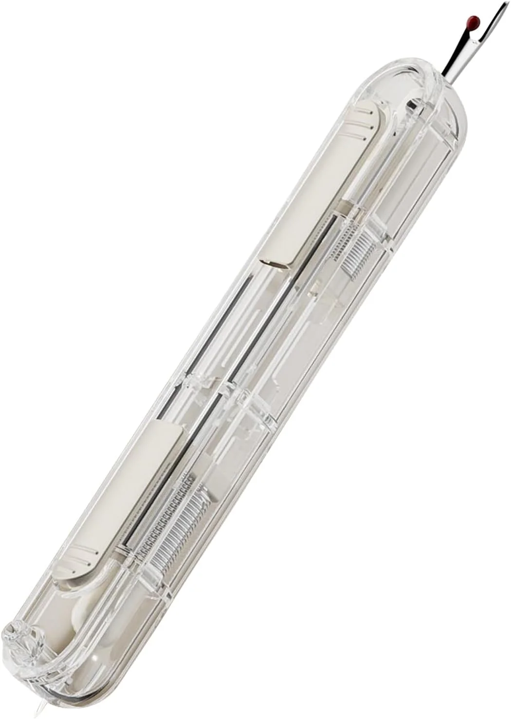 سوزن نخ کن اتوماتیک | دستگاه نخ کردن سوزن اتوماتیک 2 در 1، ابزار شکافتن درز برای پروژه های خیاطی، مناسب برای نمد، رفو، لحاف دوزی، بوم، صنایع دستی، افراد مبتدی، بزرگسالان، چرم، قلاب بافی سوزن نخ کن اتوماتیک | دستگاه نخ کردن سوزن اتوماتیک 2 در 1، ابزار شکافتن درز برای پروژه های خیاطی، مناسب برای نمد، رفو، لحاف دوزی، بوم، صنایع دستی، افراد مبتدی، بزرگسالان، چرم، قلاب بافی