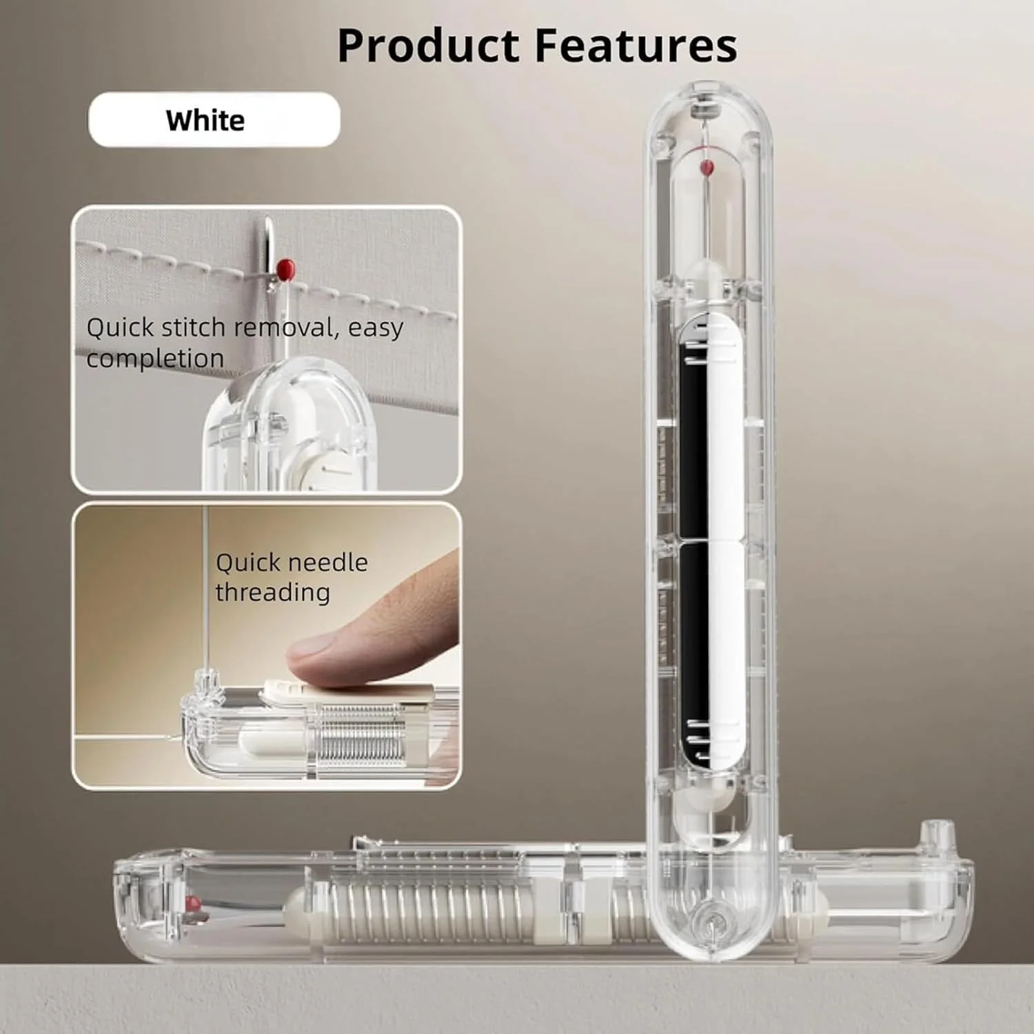 سوزن نخ کن، ابزار نخ کردن سوزن دستی و جدا کننده درز | ابزار نخ کشی قابل حمل، لوازم جانبی لحاف دوزی برای گلدوزی، سوزن دوزی، پارچه و لباس، مناسب برای استفاده روزانه، مسافرت، بانوان و افراد مبتدی سوزن نخ کن، ابزار نخ کردن سوزن دستی و جدا کننده درز | ابزار نخ کشی قابل حمل، لوازم جانبی لحاف دوزی برای گلدوزی، سوزن دوزی، پارچه و لباس، مناسب برای استفاده روزانه، مسافرت، بانوان و افراد مبتدی