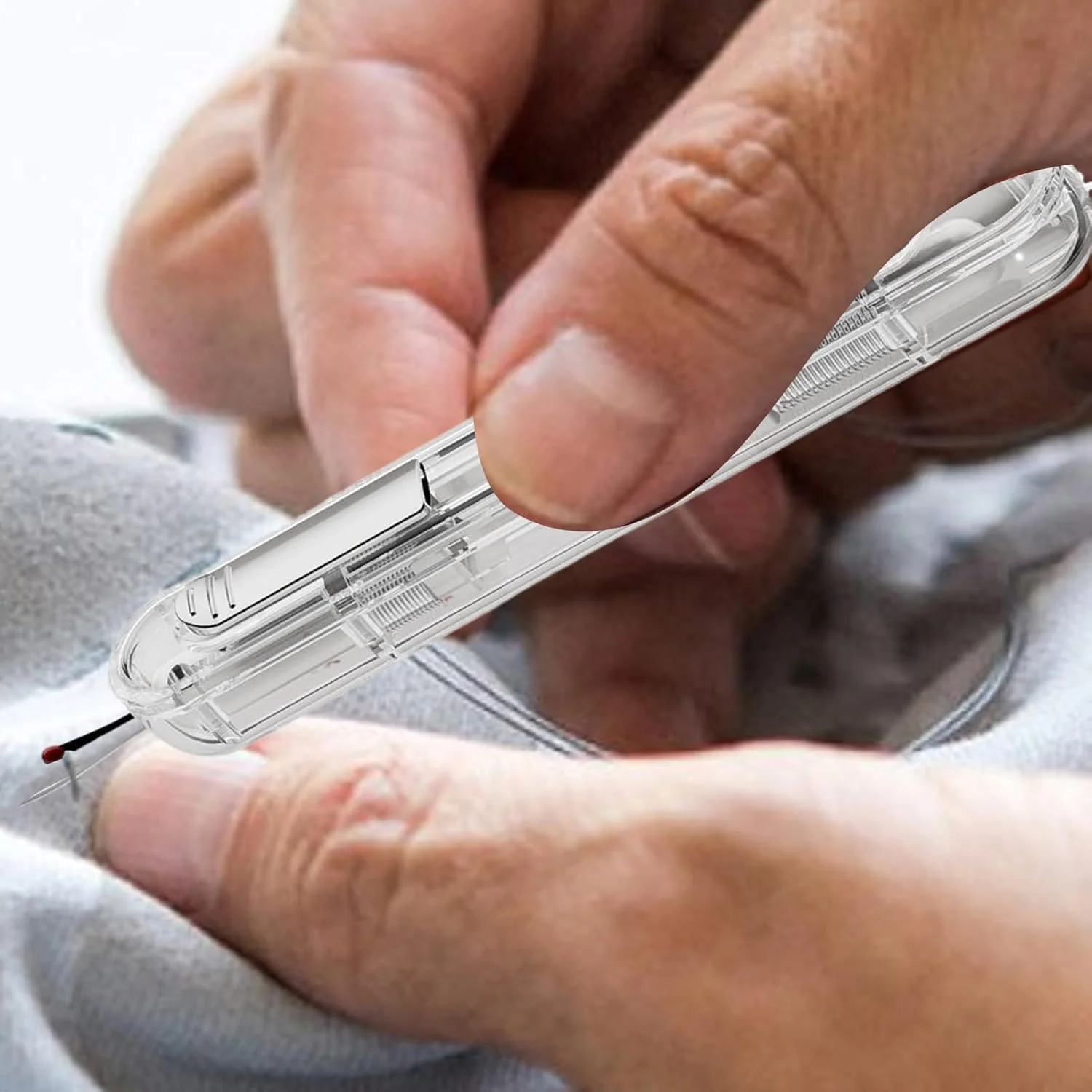 سوزن نخ کن اتوماتیک، ابزار چند منظوره شکافنده درز خیاطی، ابزار نخ کشی قابل حمل، لوازم جانبی لحاف دوزی برای گلدوزی، پارچه، لباس، مسافرت روزانه، بانوان، مبتدیان سوزن نخ کن اتوماتیک، ابزار چند منظوره شکافنده درز خیاطی، ابزار نخ کشی قابل حمل، لوازم جانبی لحاف دوزی برای گلدوزی، پارچه، لباس، مسافرت روزانه، بانوان، مبتدیان