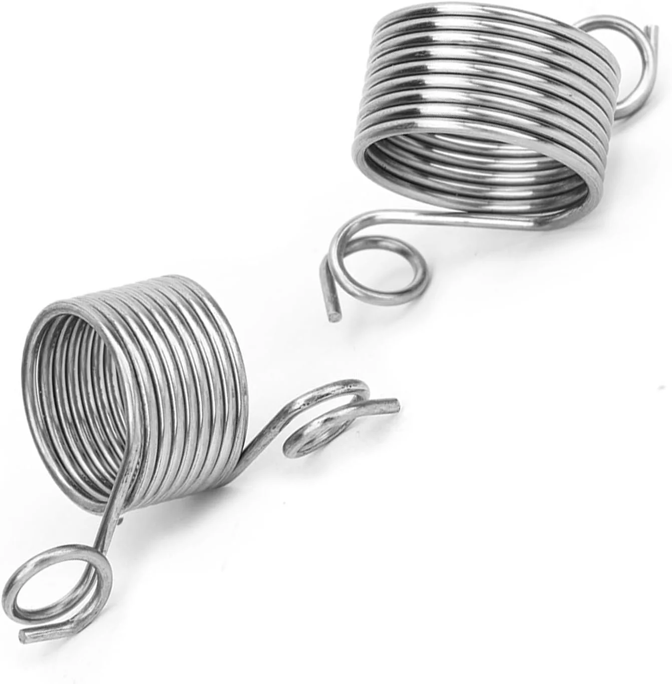 حلقه انگشتی بافتنی استیل Luqeeg، راهنمای انگشت بافتنی با راهنمای نخ برای کنترل روان کشش در قلاب بافی، 2 عدد