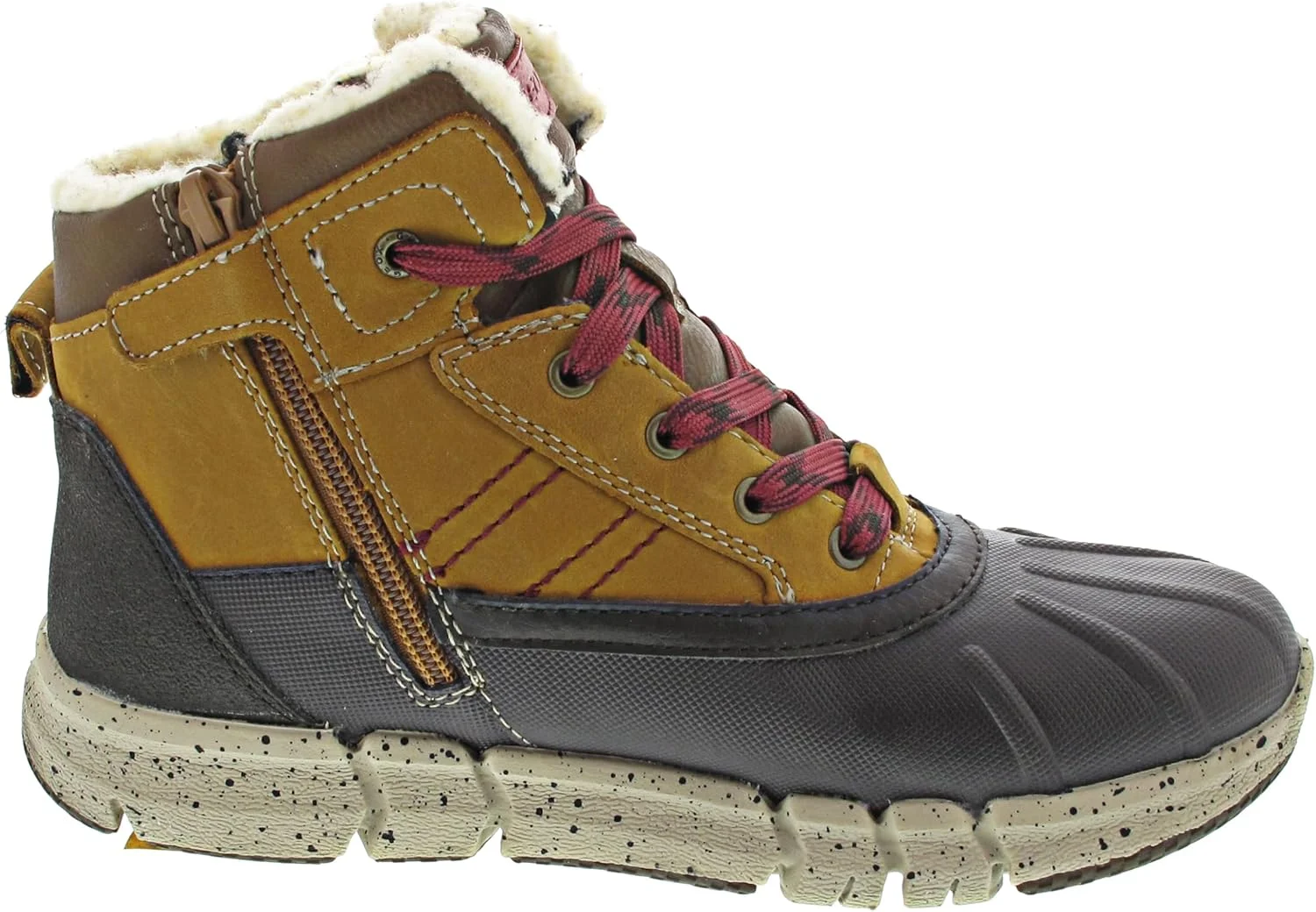 نیم بوت پسرانه جیوکس مدل J Flexyper Boy B ABX، قهوه ای