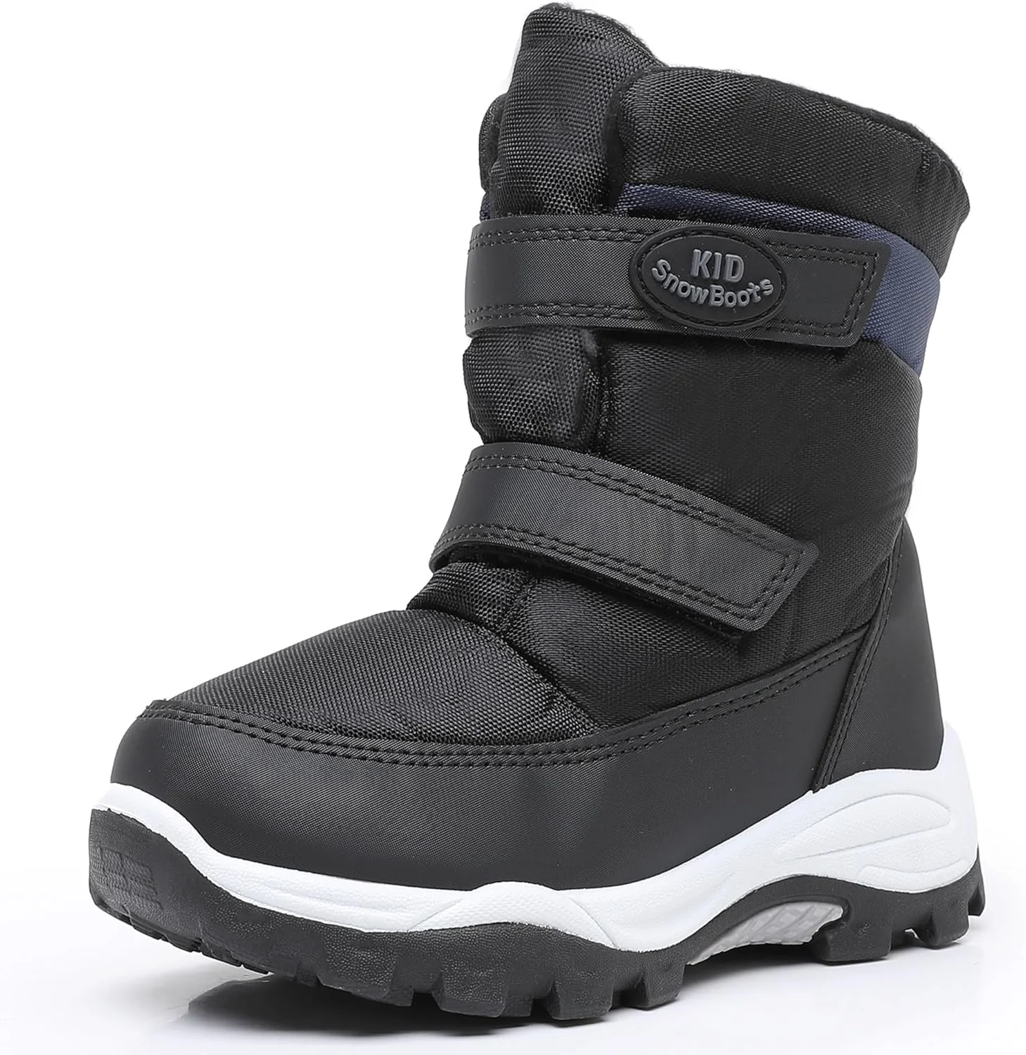 نیم‌بوت پسرانه Ahannie مدل Snow Boots رنگ مشکی سرمه‌ای