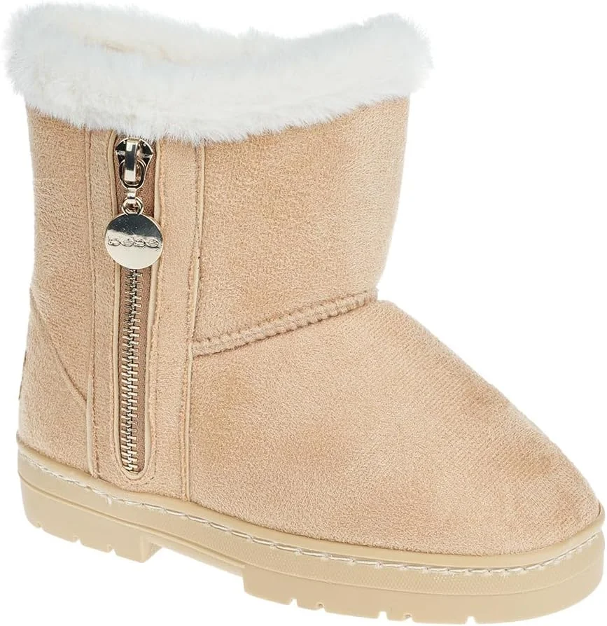 بوت های زمستانی دخترانه bebe، بوت های مچی گرم و نرم - بوت های پشمی بچه گانه، کفش های زمستانی برای بچه ها (نوزاد/کودک نوپا/کودک بزرگ)