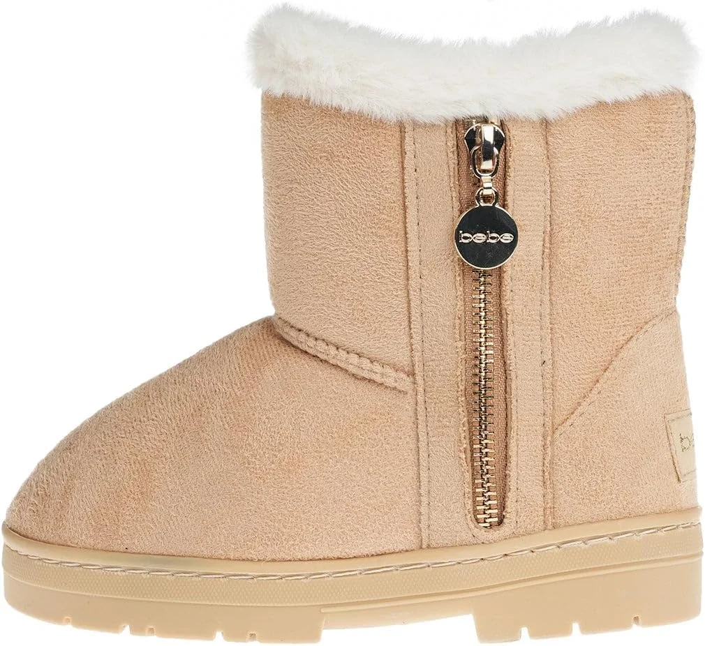 بوت های زمستانی دخترانه bebe، بوت های مچی گرم و نرم - بوت های پشمی بچه گانه، کفش های زمستانی برای بچه ها (نوزاد/کودک نوپا/کودک بزرگ)